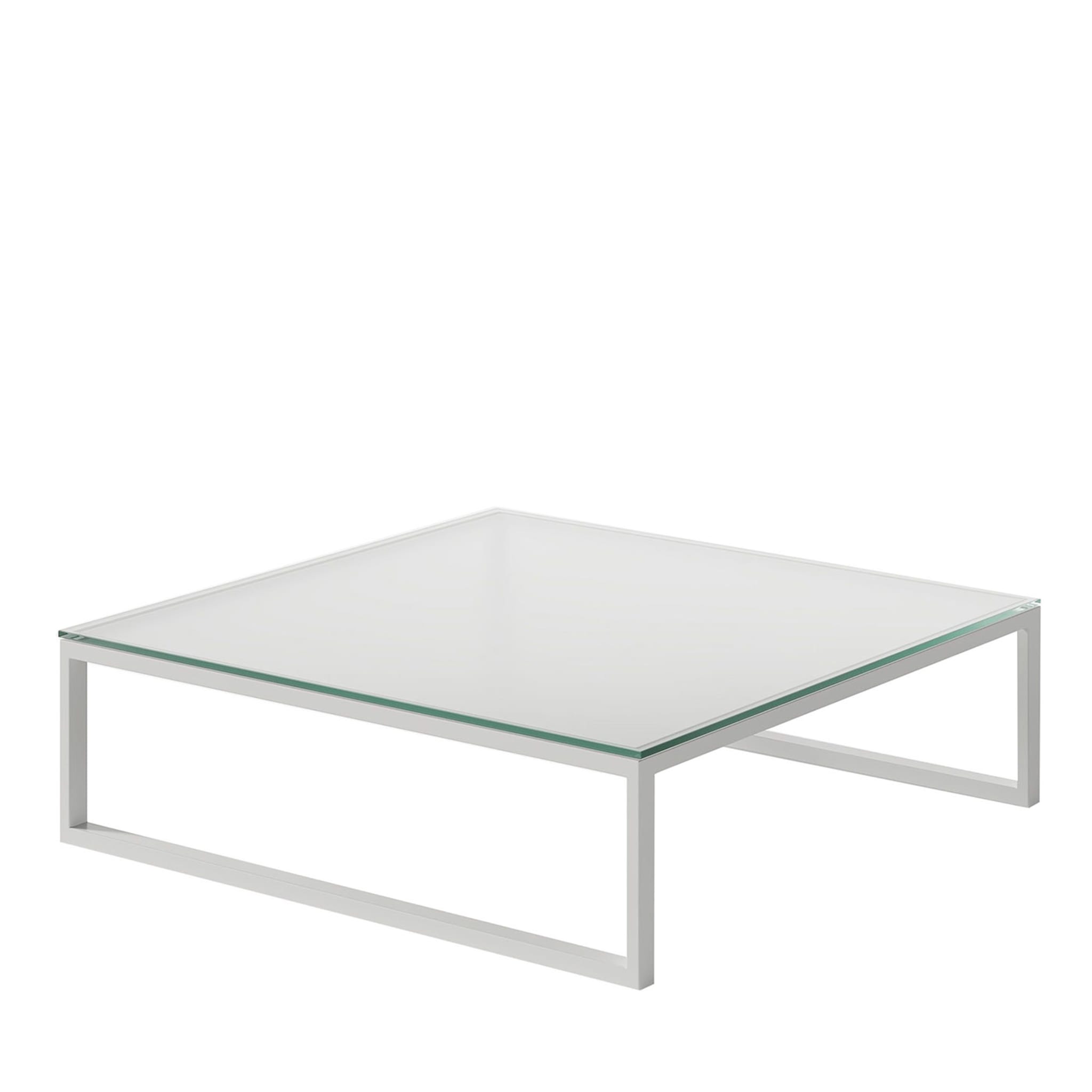 Metropolitan Square White Coffee Table by Carlo Colombo #1 - Main view
