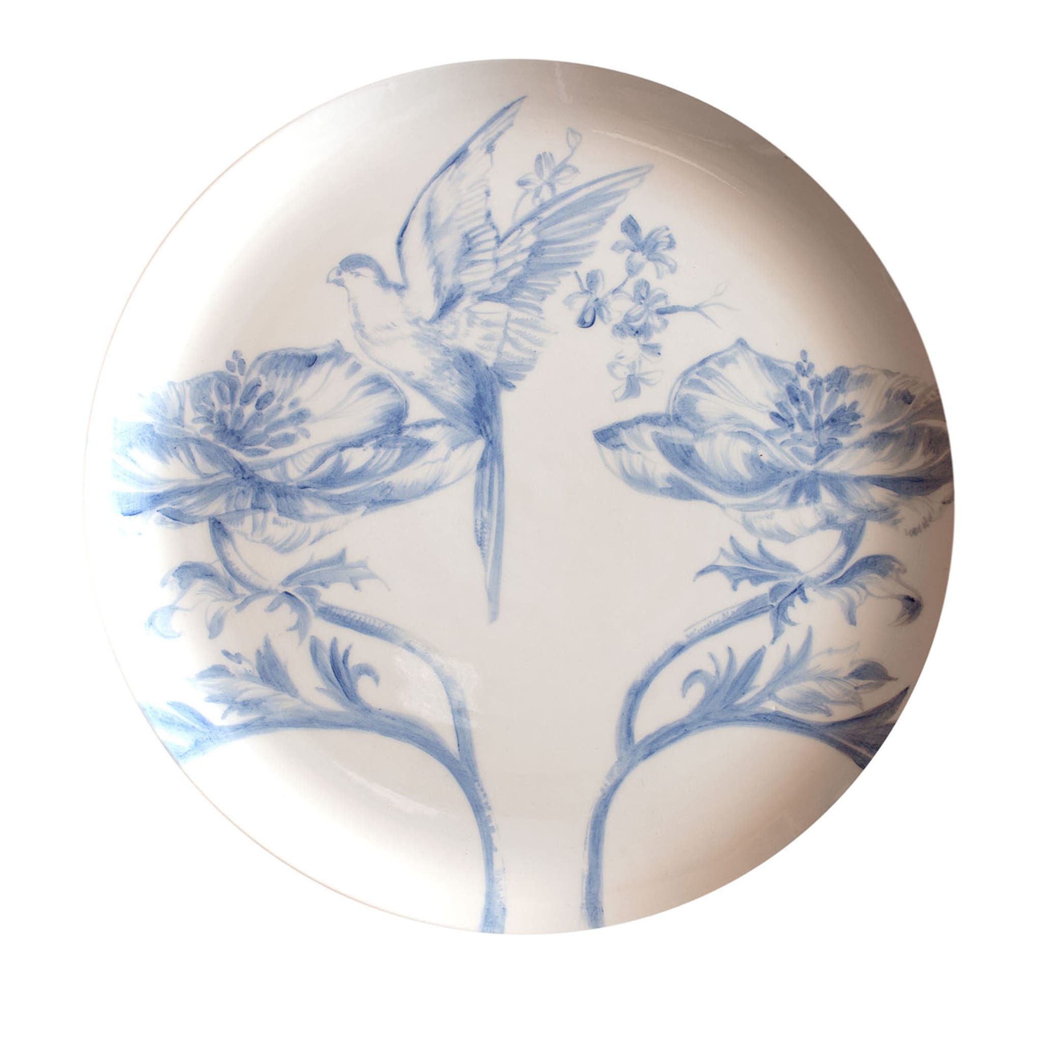 Toile de Jouy Blue Charger Plate - Main view