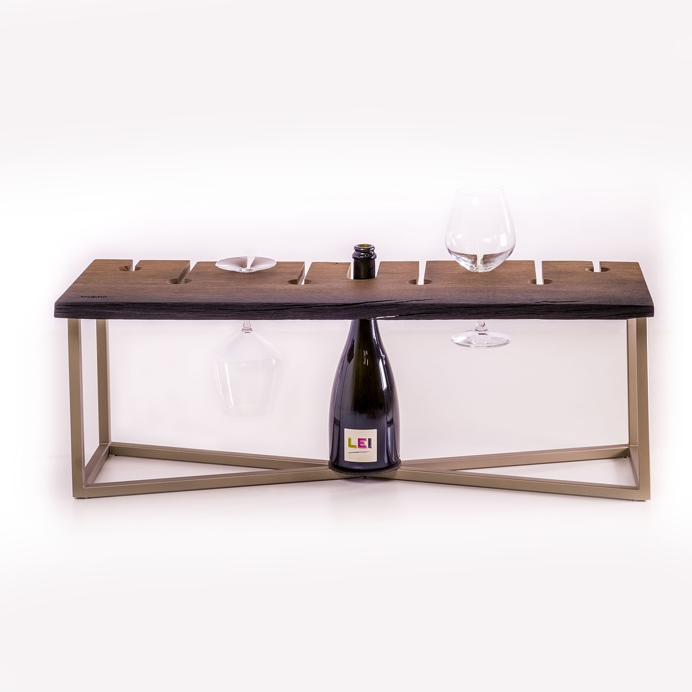 Bottle and Glasses Serving Tray - Teukho