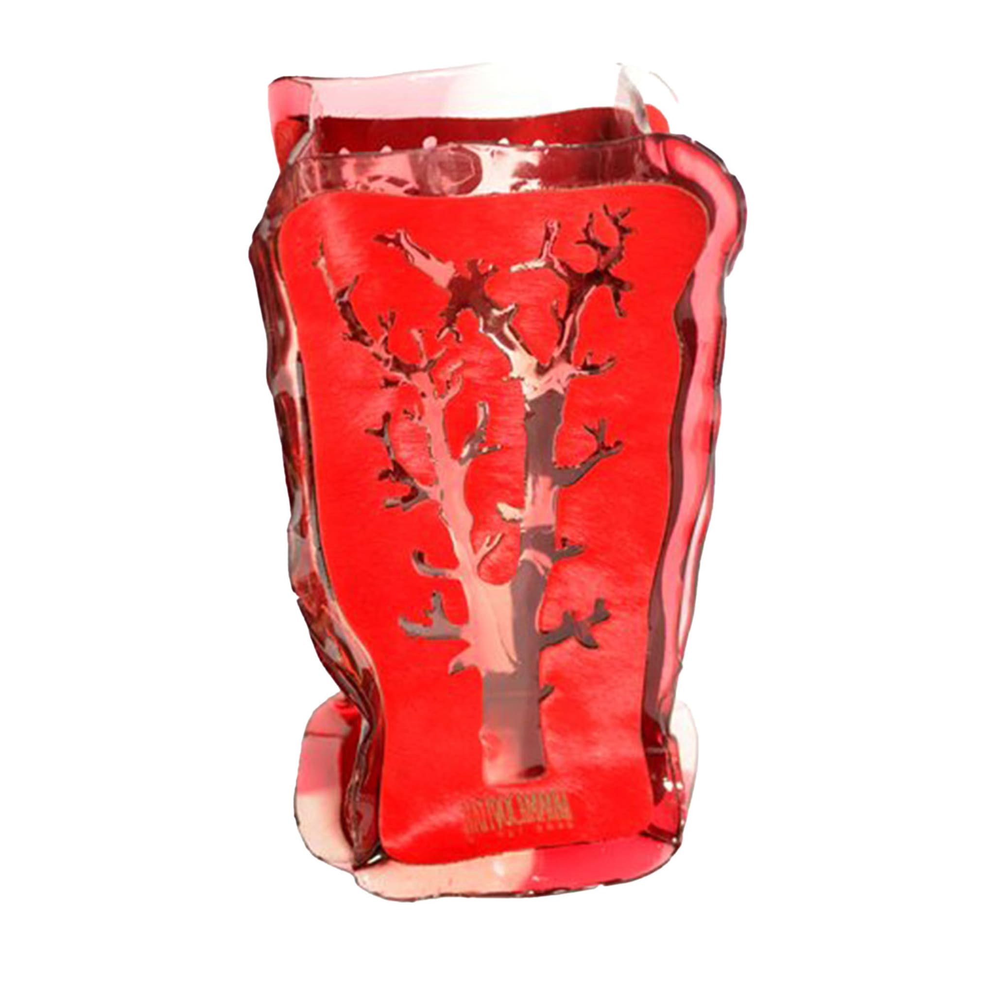 Cerrado Vase L Klar Rot - Hauptansicht