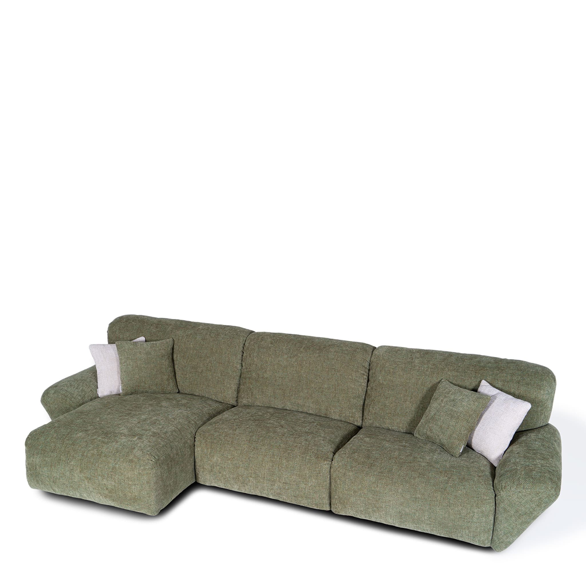 Beluga Grünes 3-sitzer-sofa von Marco &amp; Giulio Mantellassi - Alternative Ansicht 3