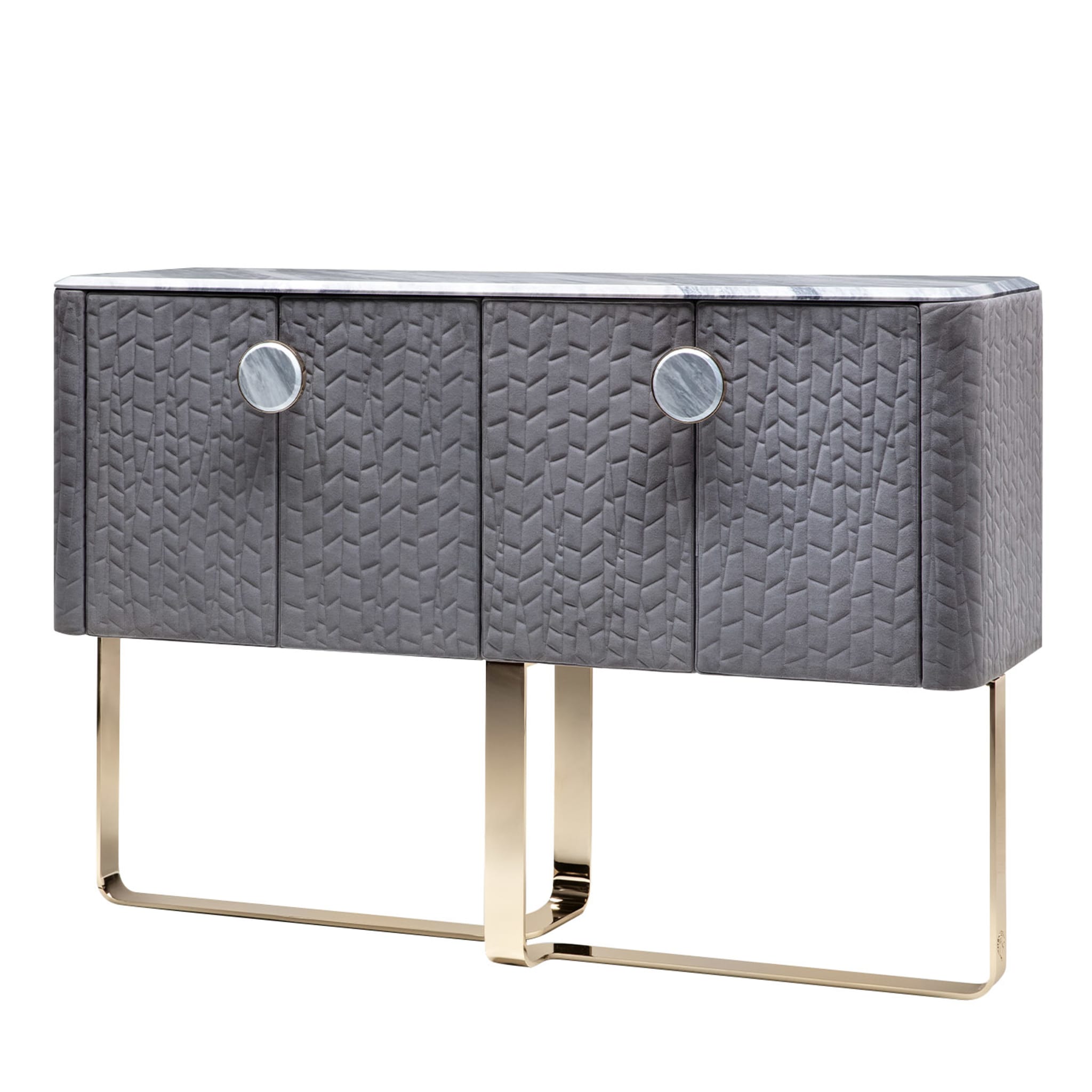 Charisma Gray Bar Cabinet - Main view