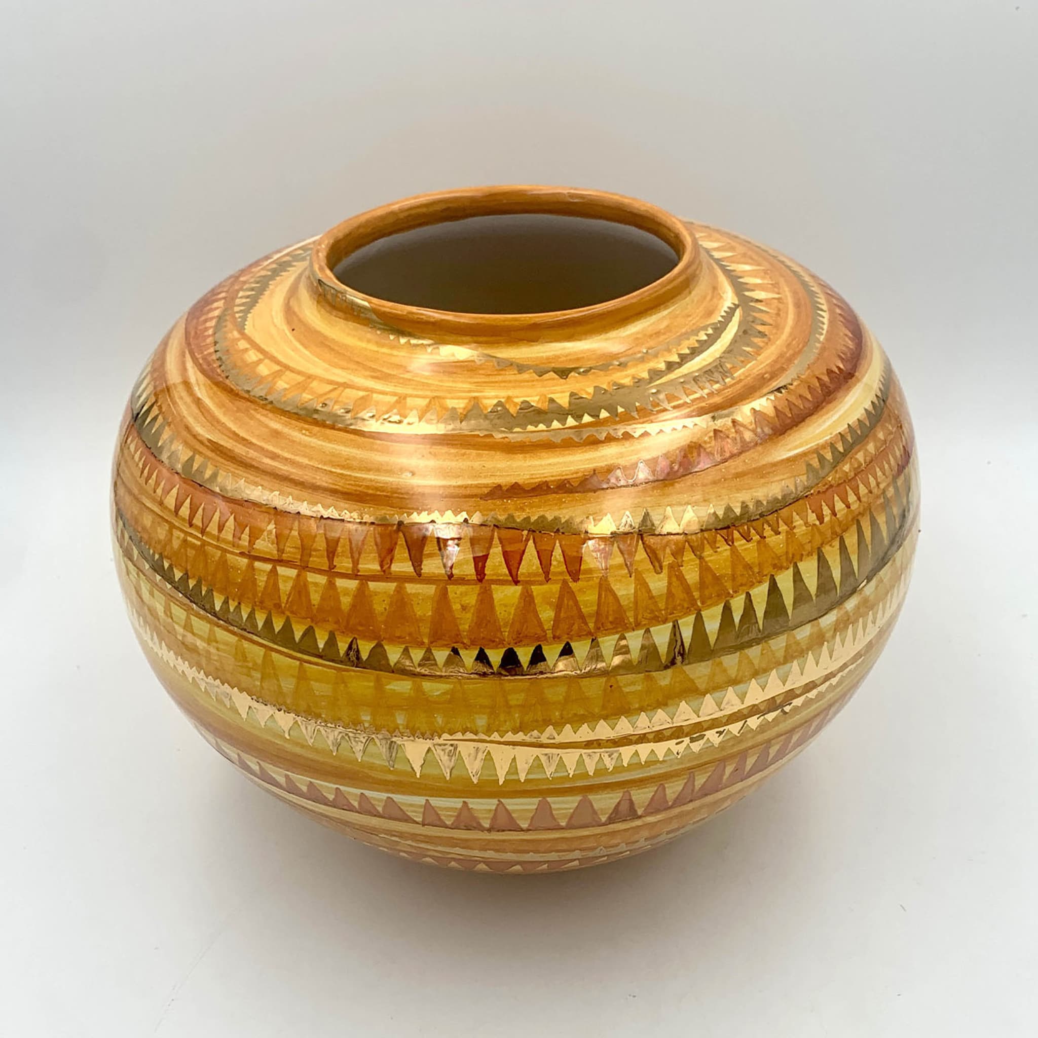 Gelbe Mosaik-Vase - Alternative Ansicht 3
