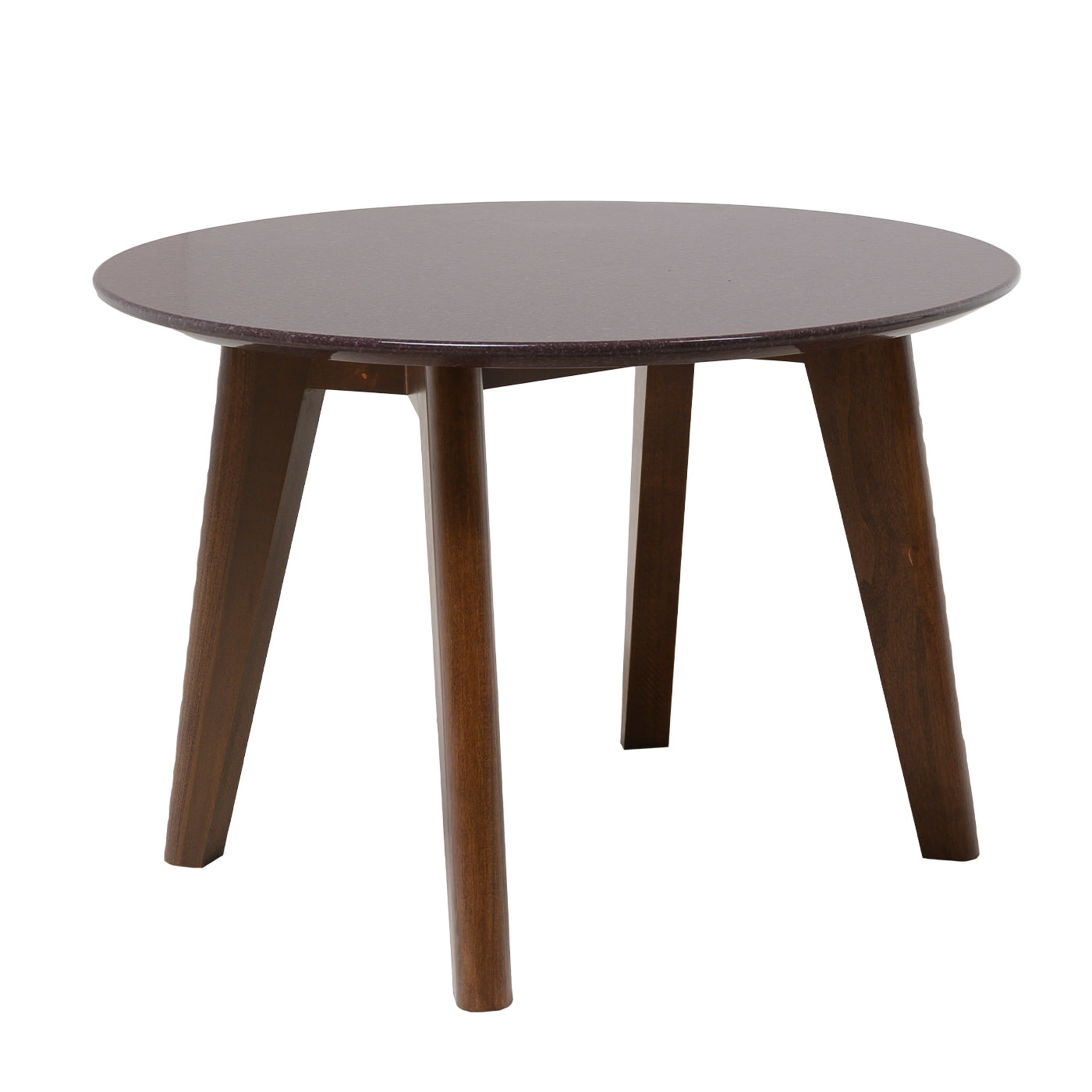 Edgar Petite table basse ronde en pierre de lave émaillée - Vue alternative 1