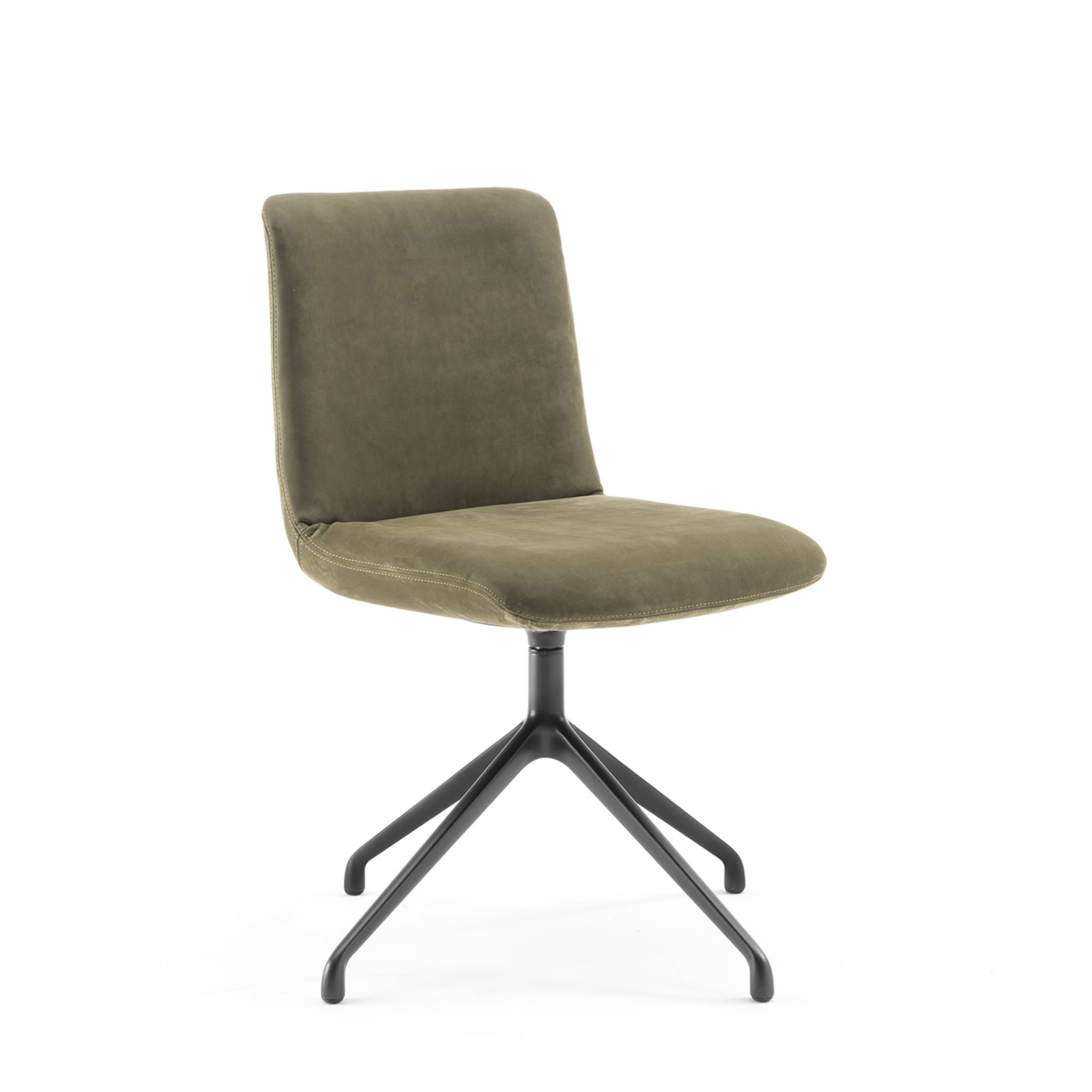 Materia Soft Swivel Sage-Green Chair by Claudio Bellini - Alternative view 4