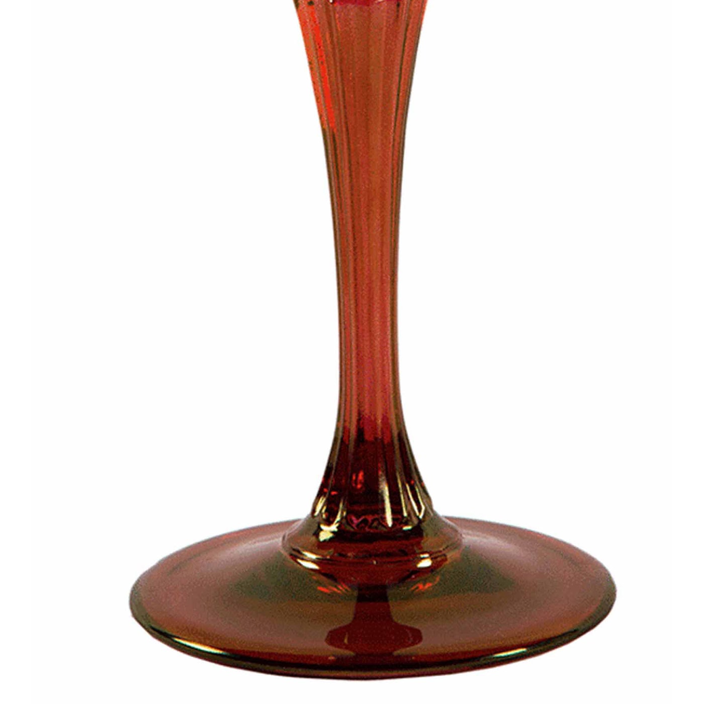 Domina Set of 2 Pink-To-Orange Wine Glasses Luisa Beccaria