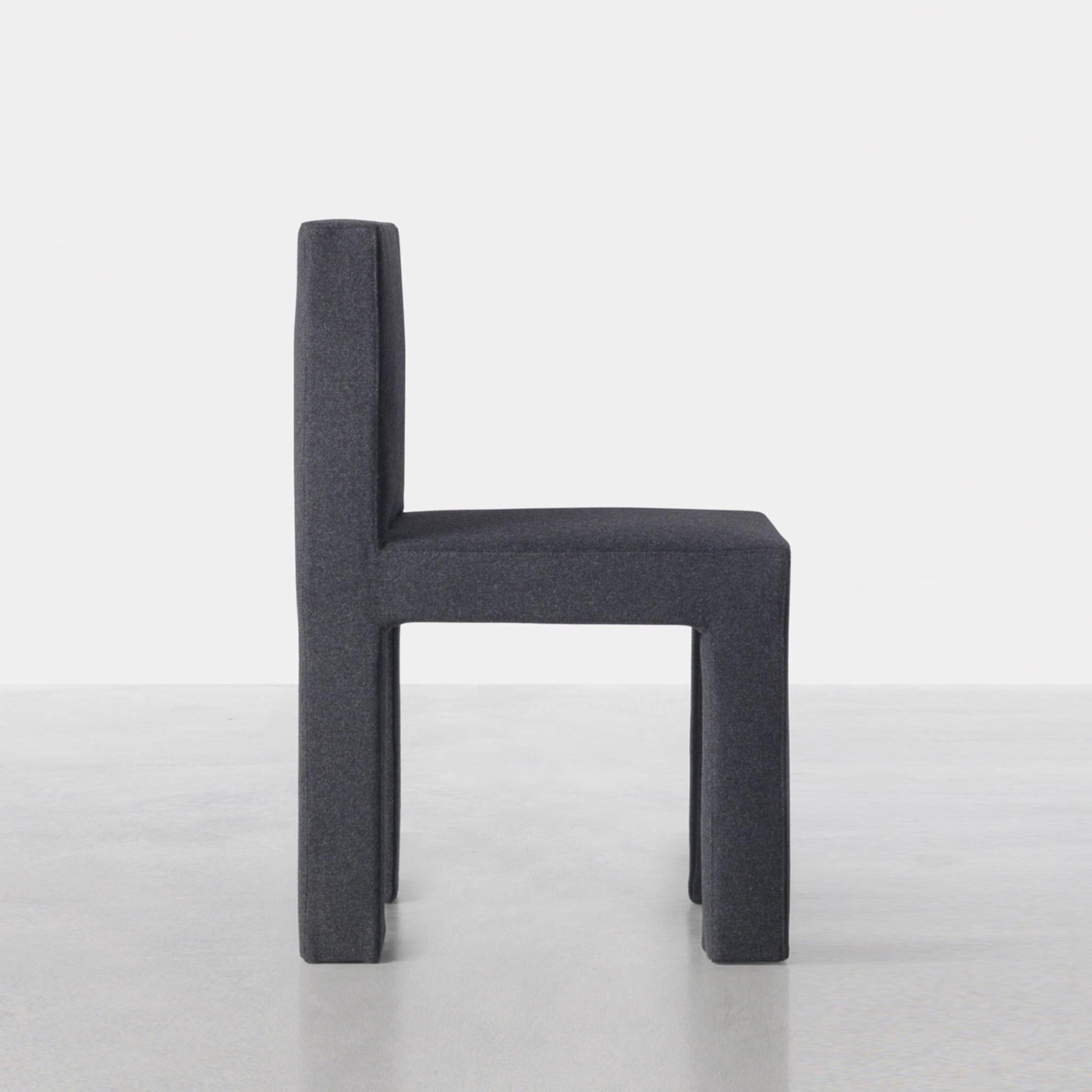 Quadrata Grauer Stuhl von Dainelli Studio - Alternative Ansicht 3
