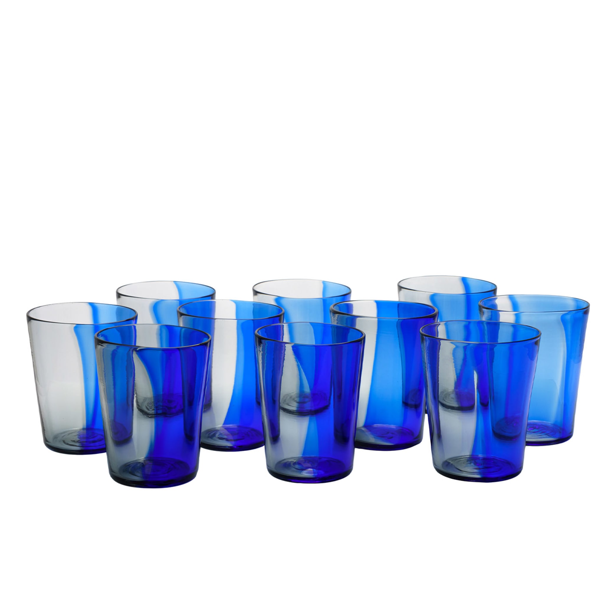 Set Of 6 Blue Rothko Glasses - Alternative view 2