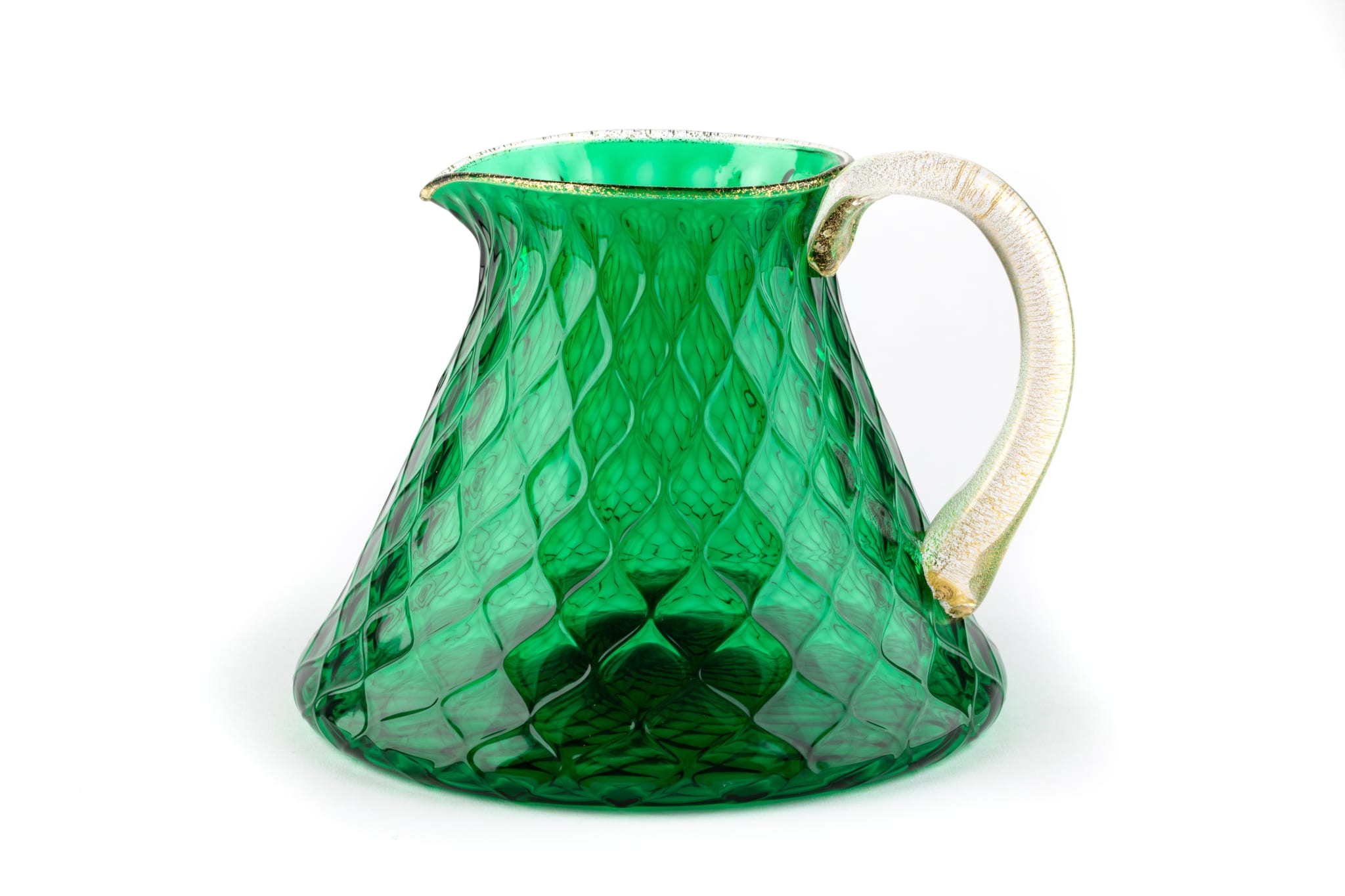 Set of Green Balloton Pitcher and 6 Glasses - Alternative view 3