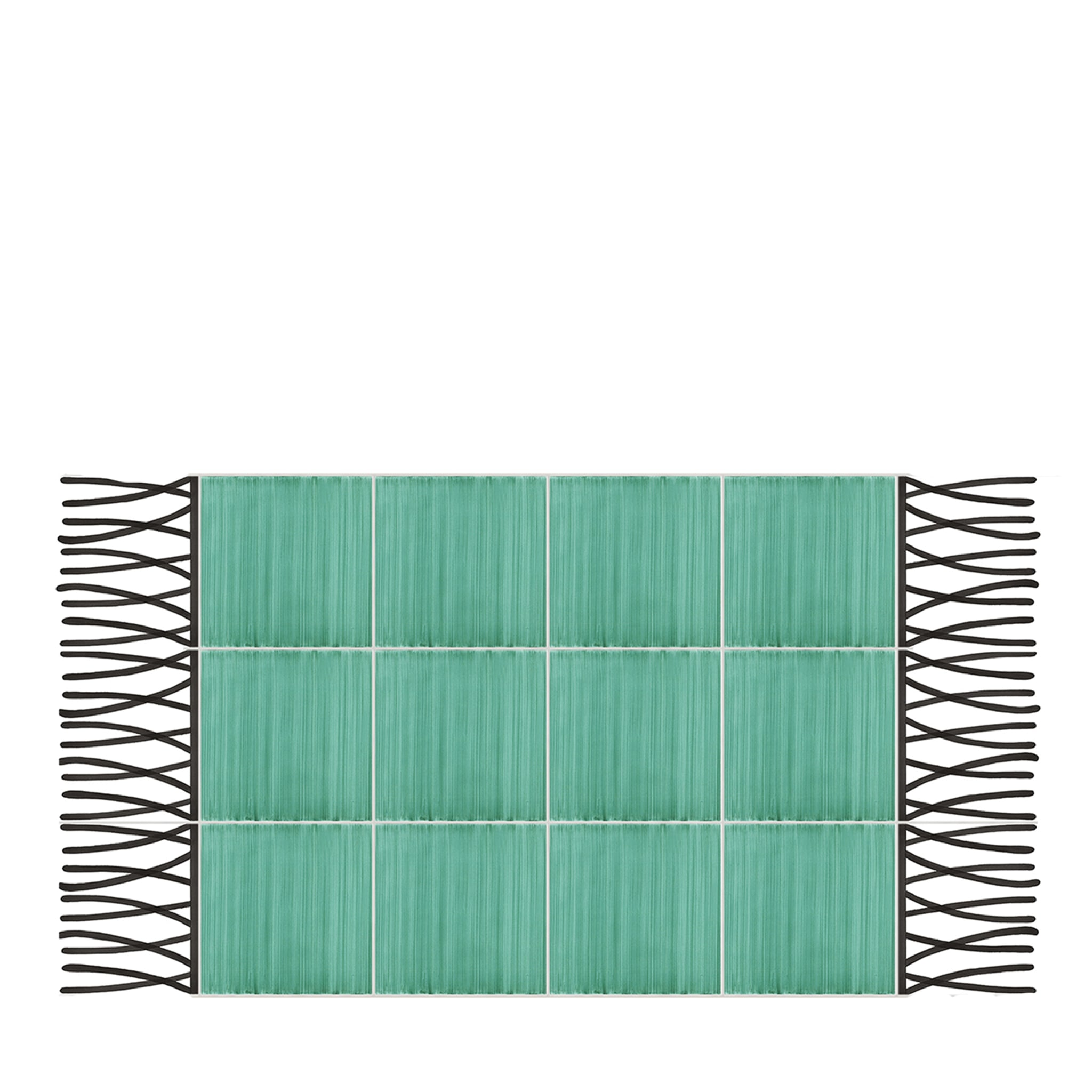 Tapis Total Vert Composition Céramique de Giuliano Andrea dell'Uva 120 X 60 - Vue principale