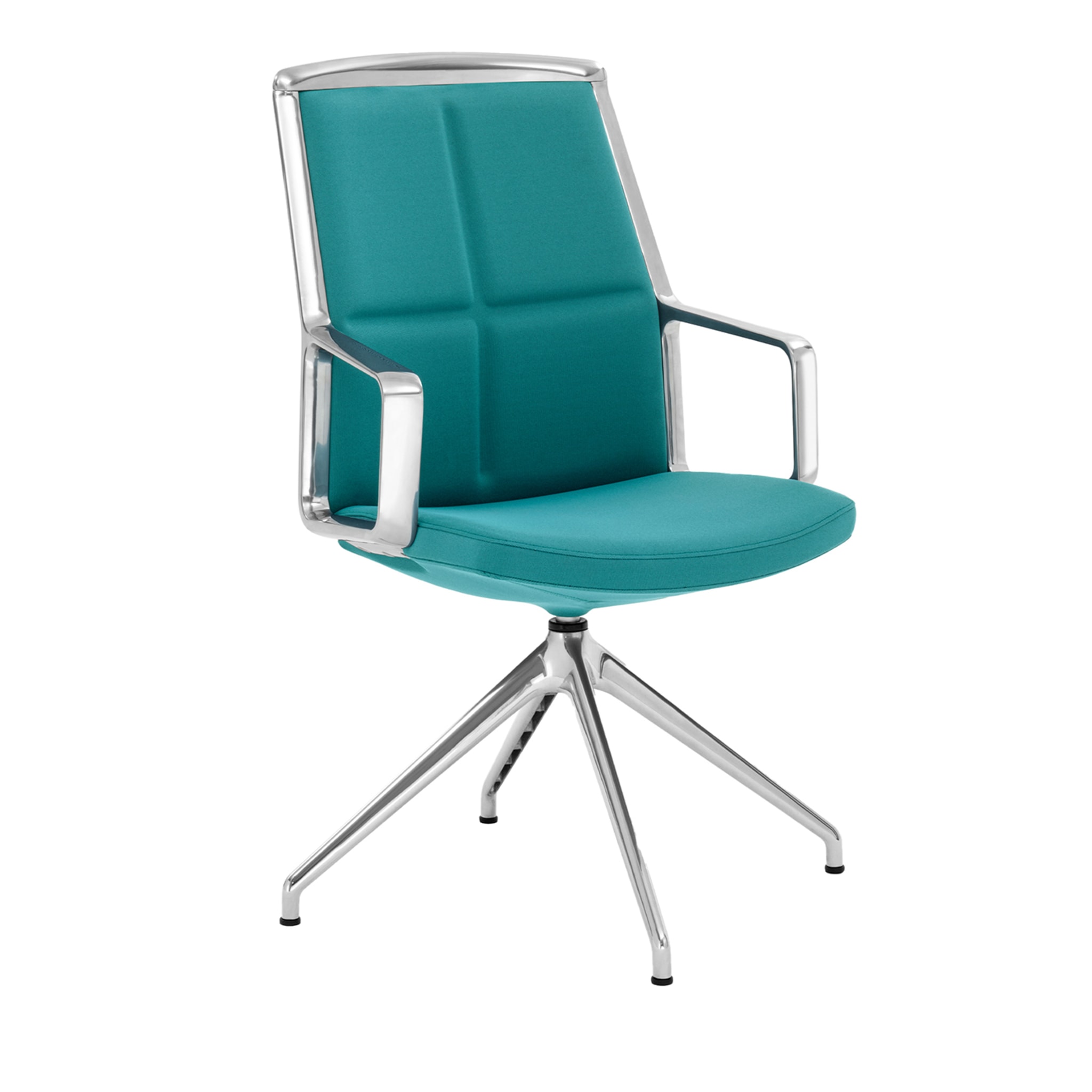 ADELE BLUE-GREEN MEETING CHAIR #2 by ORLANDINIDESIGN - Main view