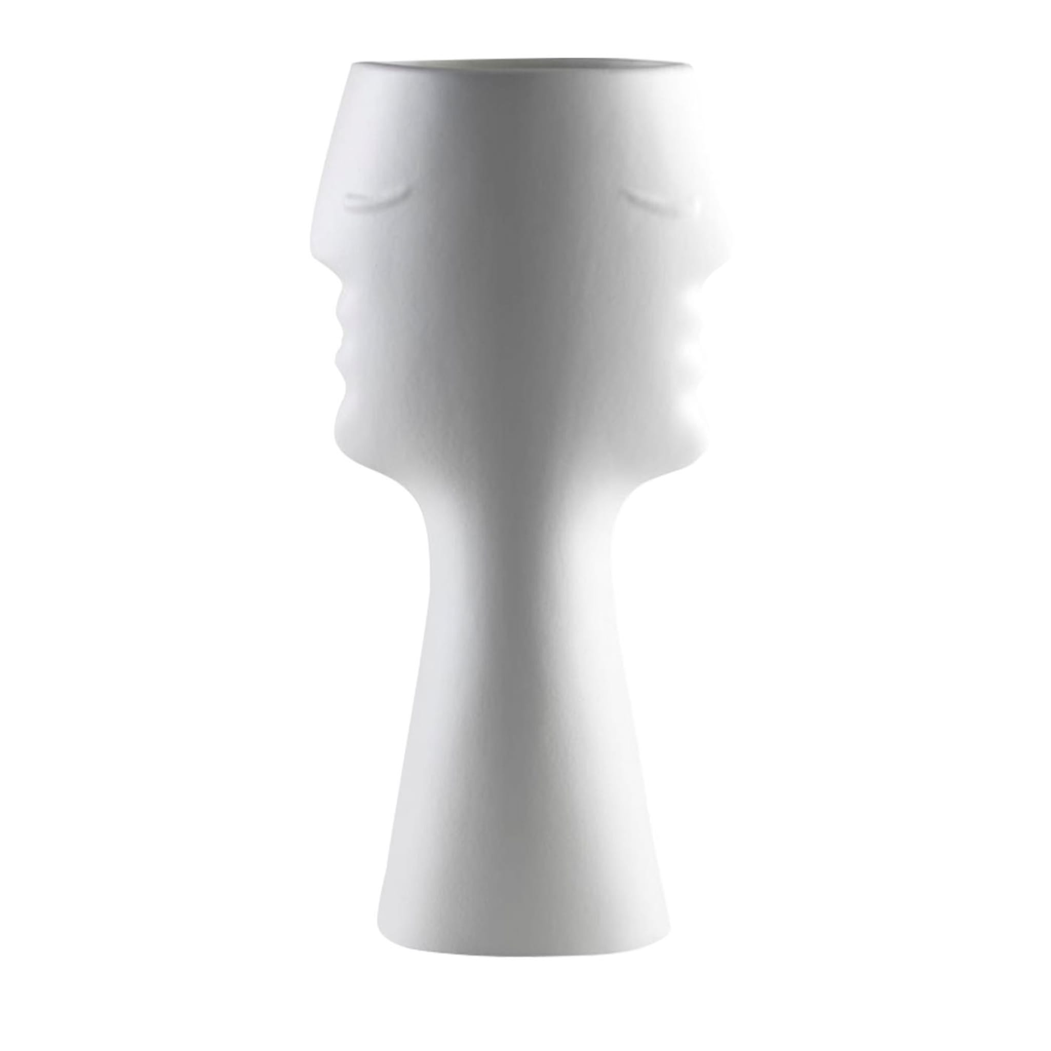 Vase blanc haut de Doppiapresenza - Vue principale