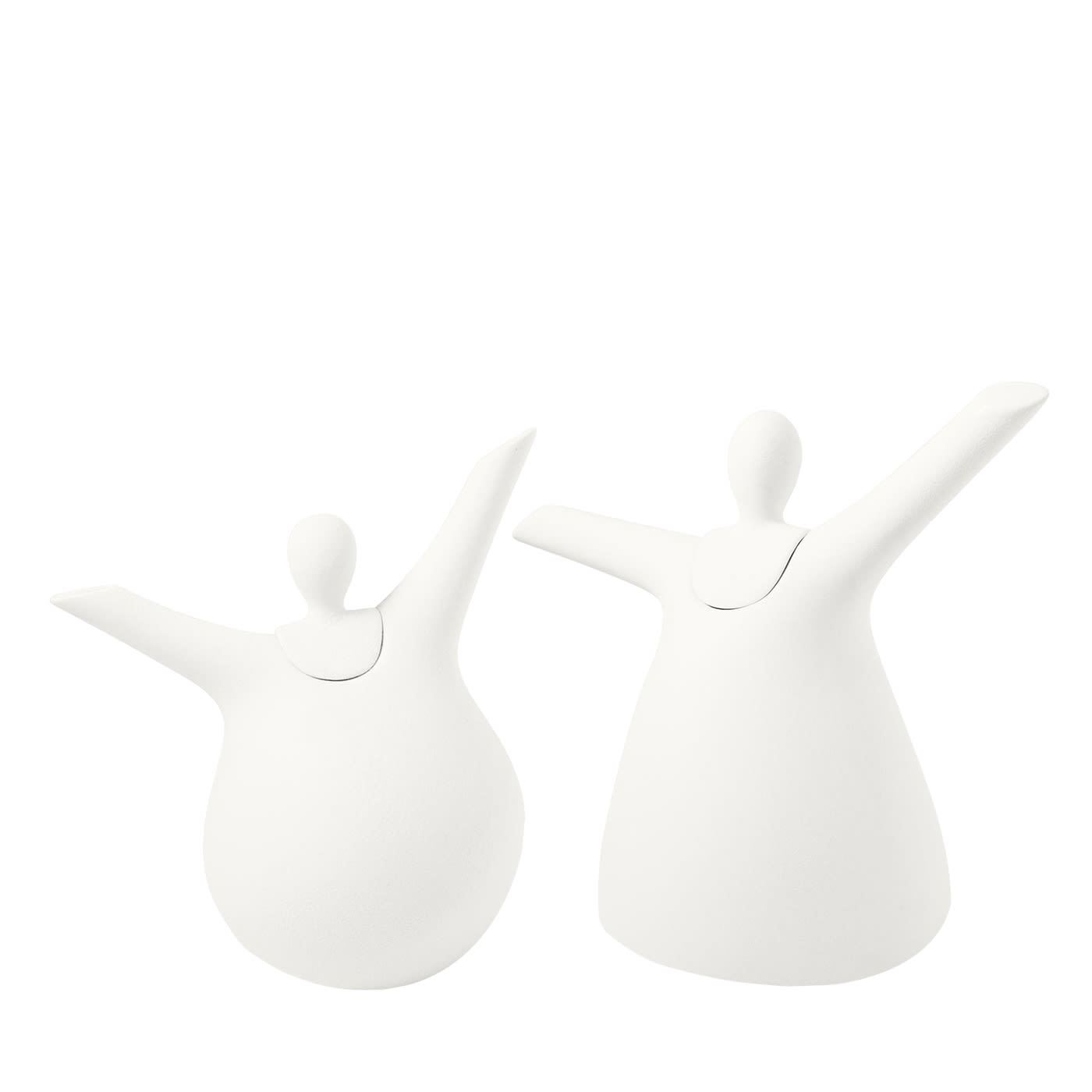 Set of 2 Theseus and Teresa teapots by Giuseppe Bucco - Lineasette