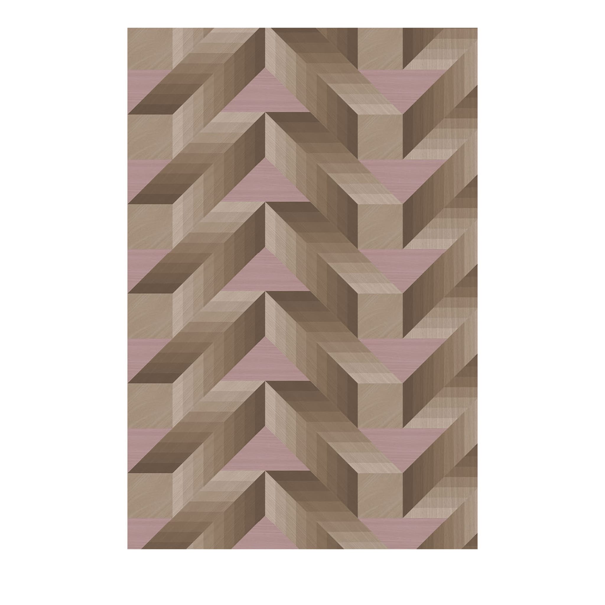 Geometry Cubes Chocolate Wallpaper - Main view