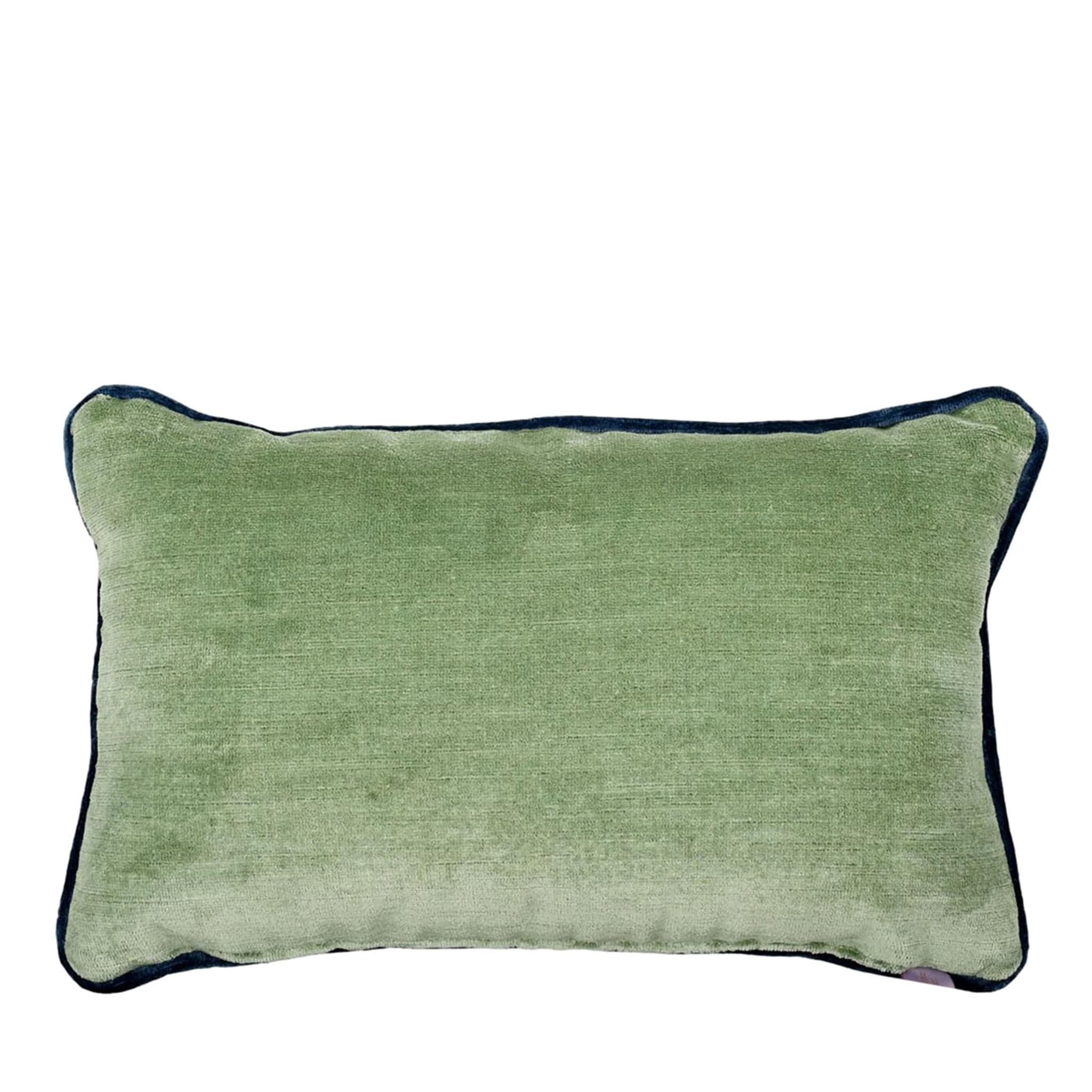 Rectangular Longue Cushion in linen velvet - Main view