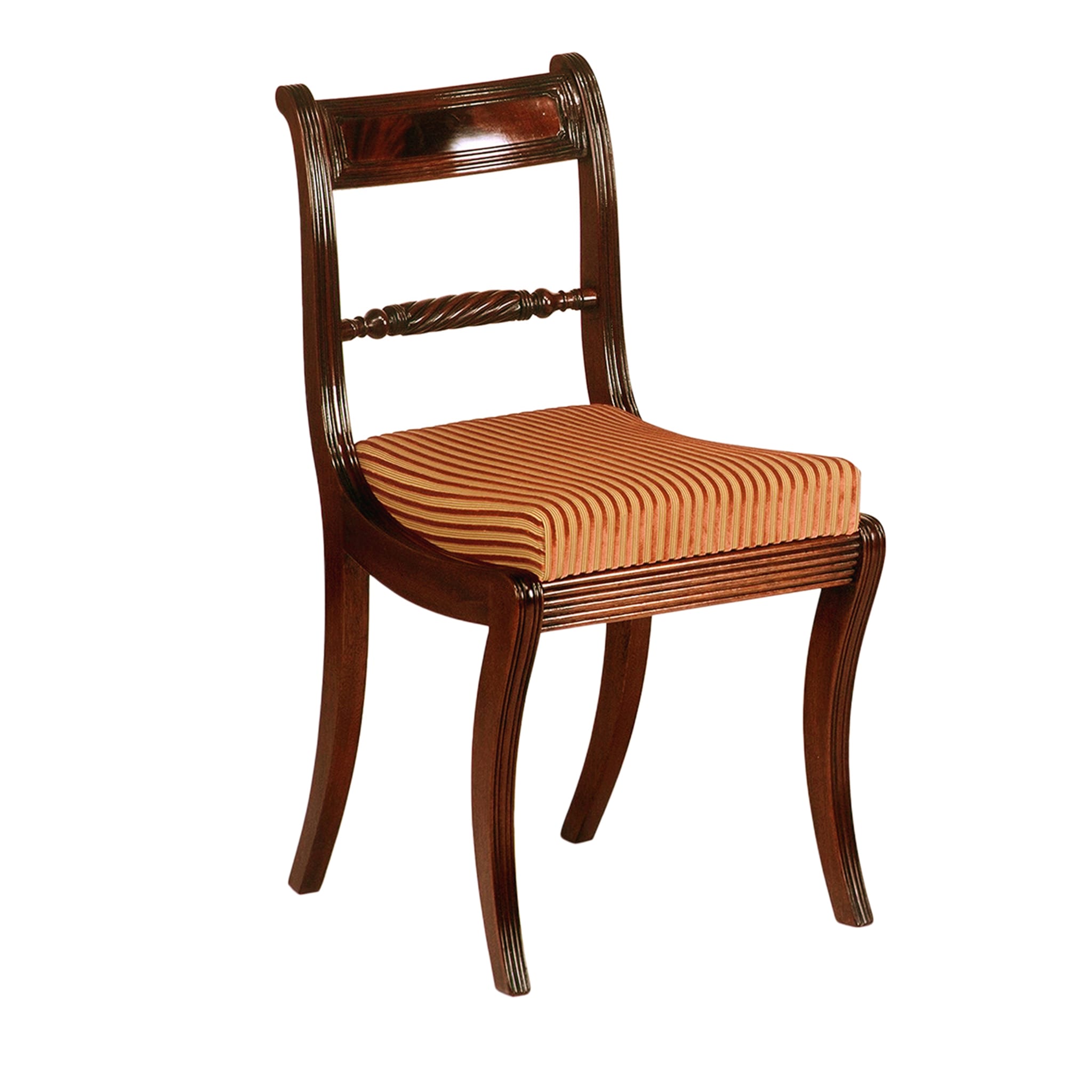 Regency-Style Mahogany Chair  - Main view