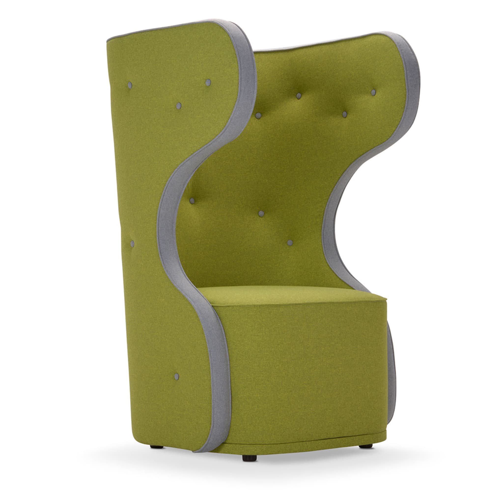 Wow Green & Gray Armchair by Simone Micheli - Alternative view 3
