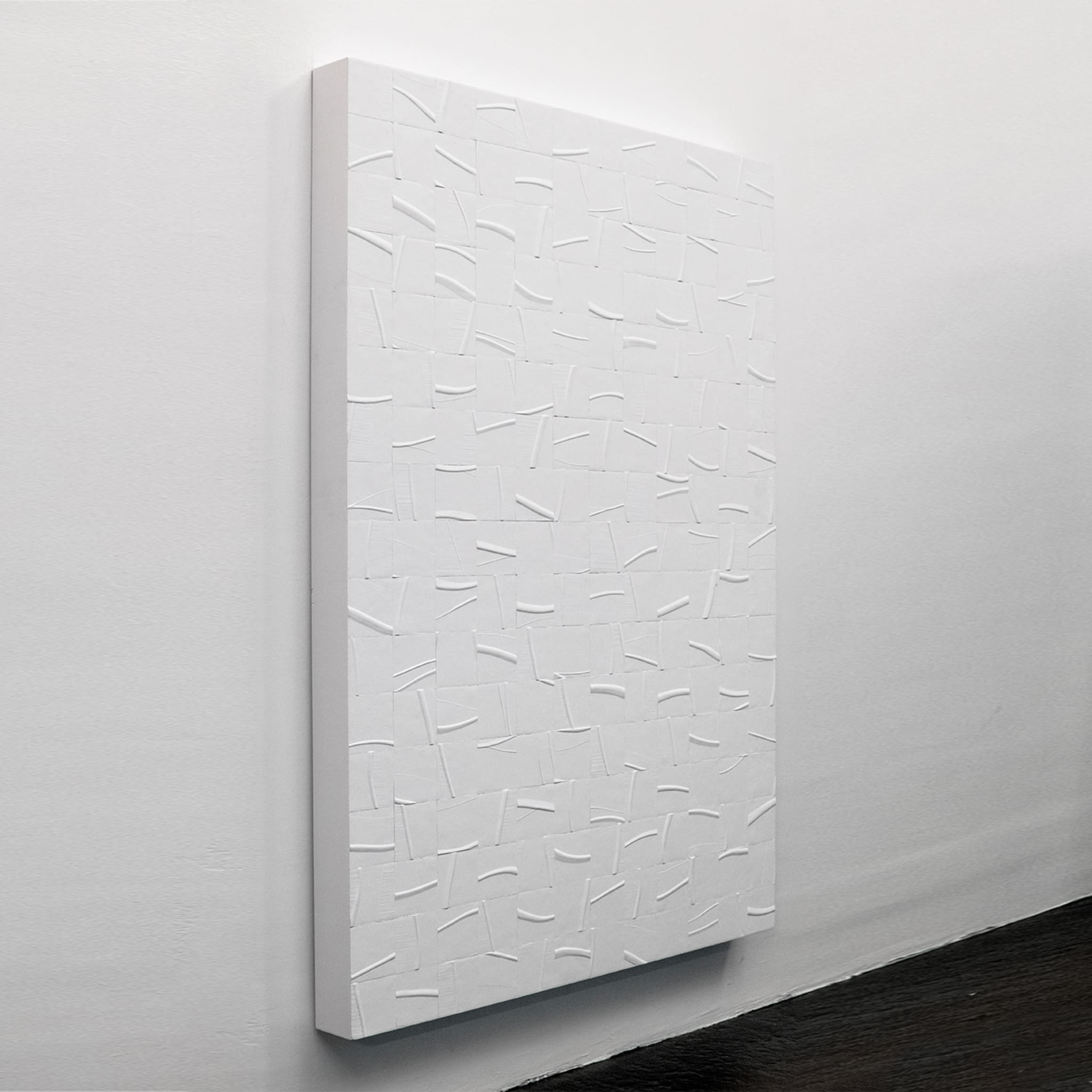 Matte White #1 Wallpaper TRACCE Collection - Alternative view 1