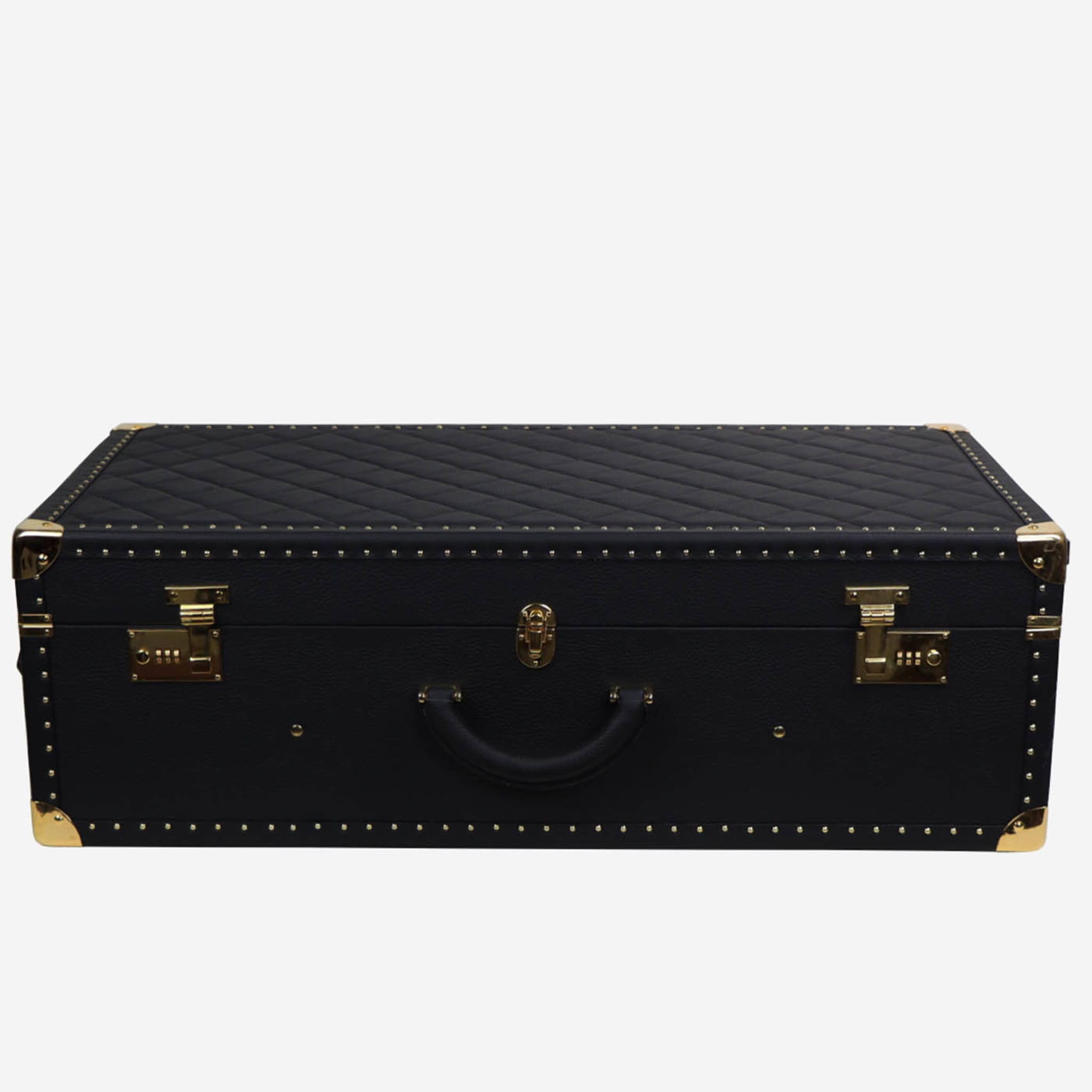 Regale Quilted Medium Black Suitcase - Alternative view 3
