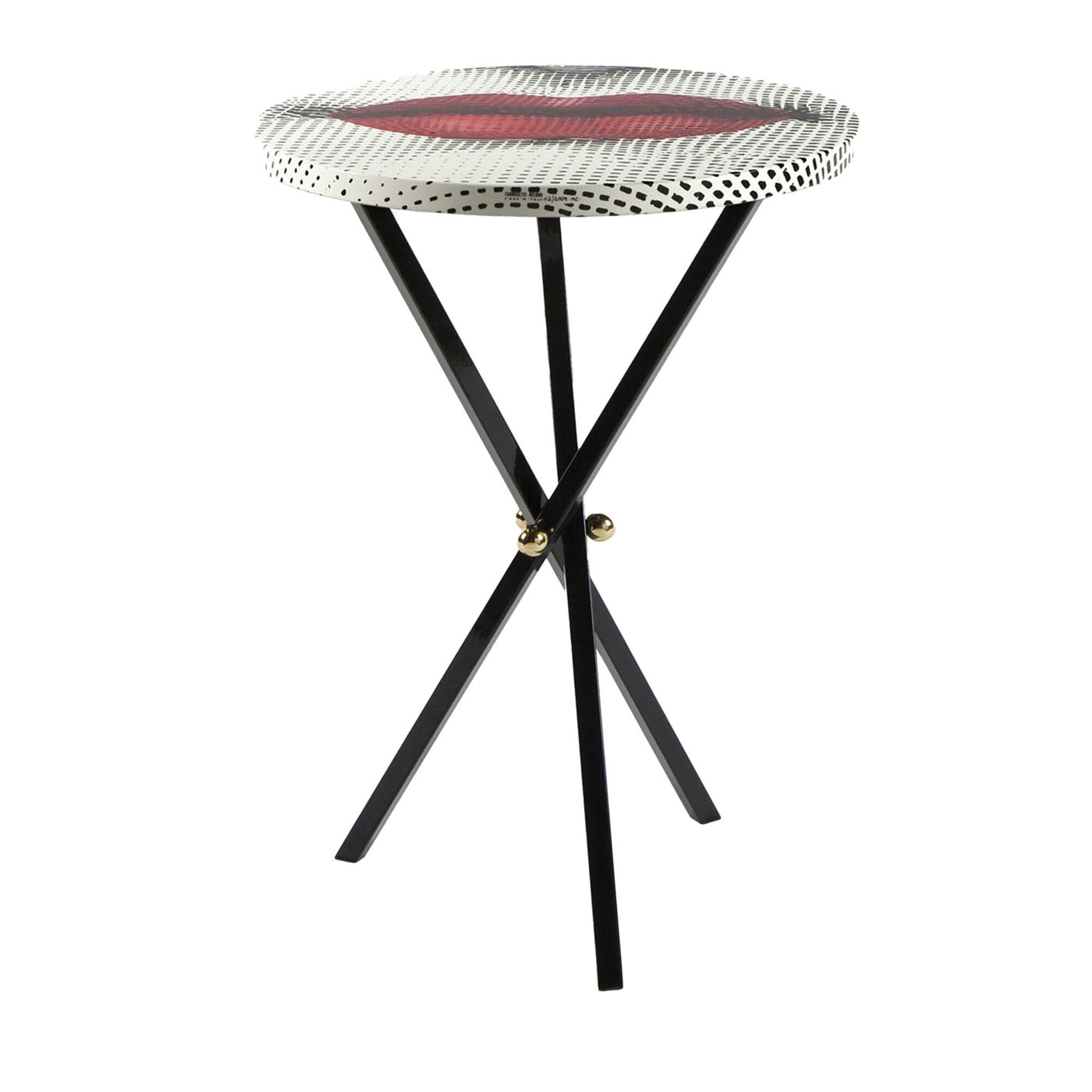 Bocca Black And White Side Table  - Main view