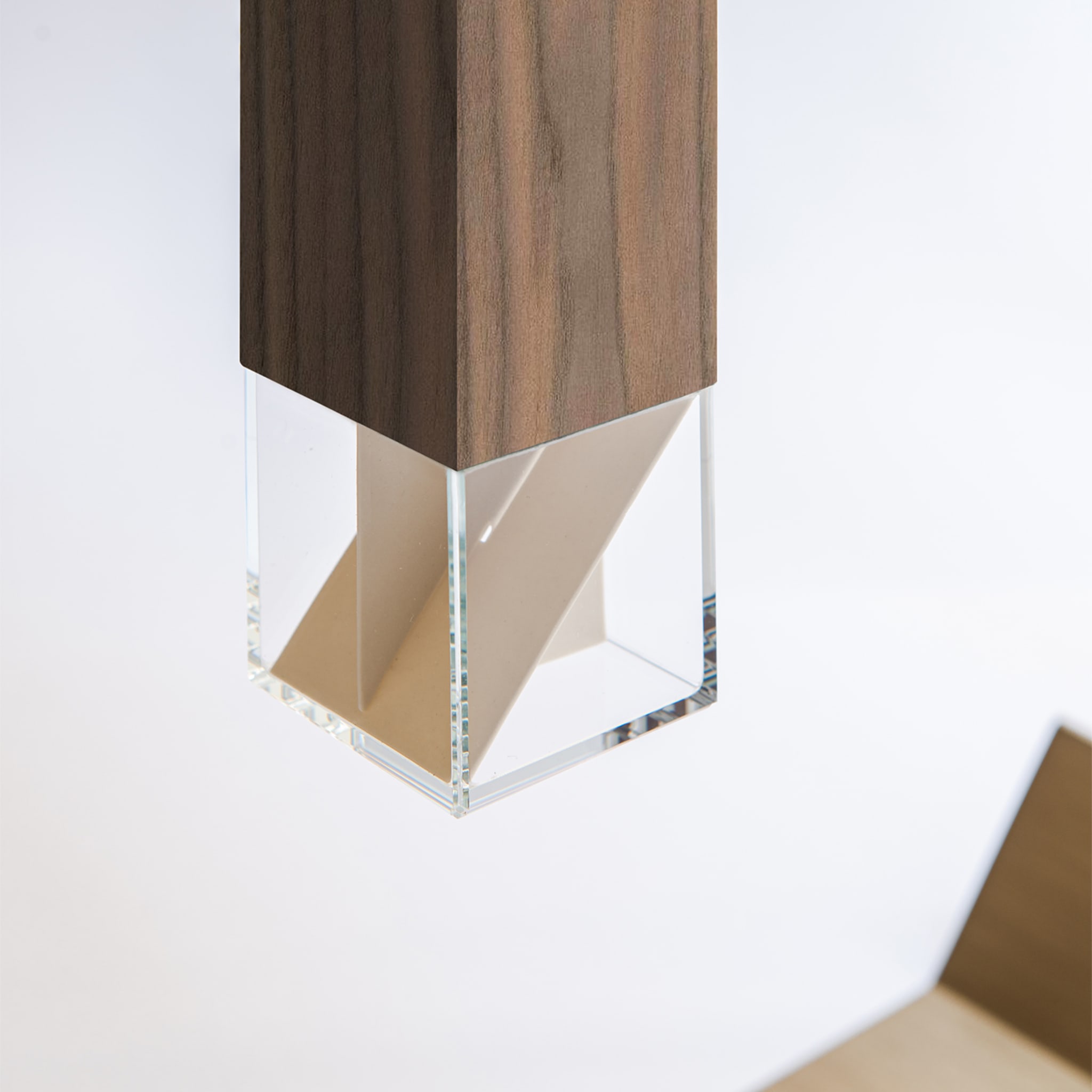 Lamp/Two Canaletto Walnut Table Lamp - Alternative view 4