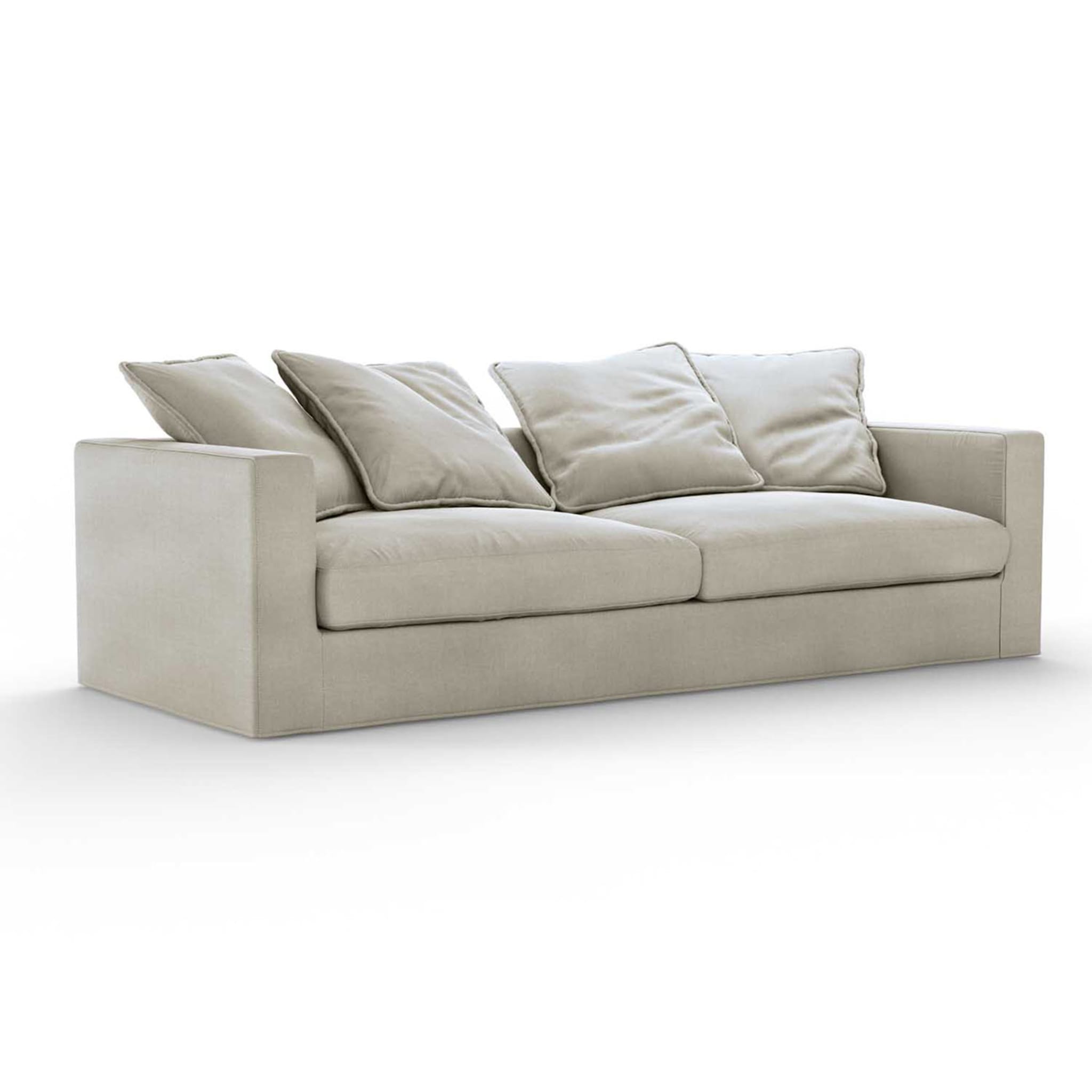 Rafael Beige 3 Seater Sofa - Alternative view 3