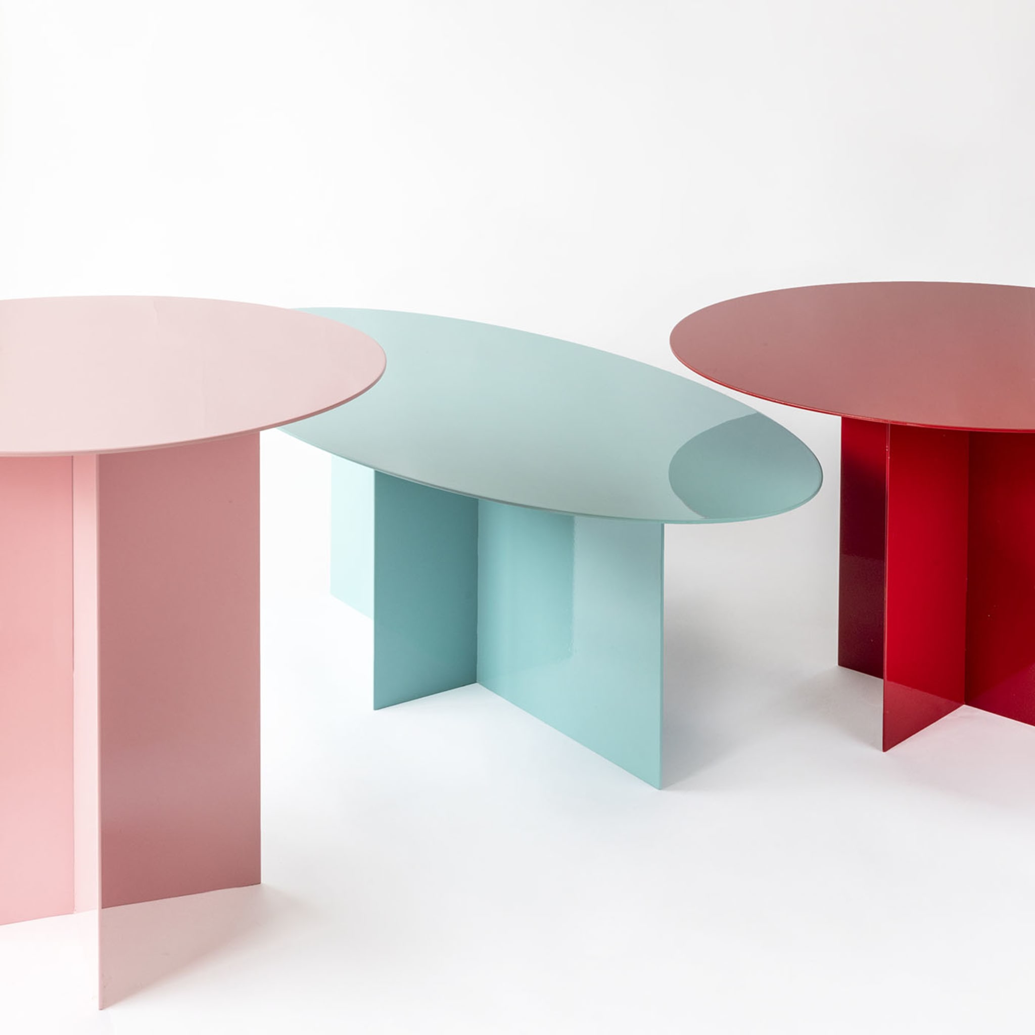 Across Oval Coffe Table Elliptical by Claudia Pignatale - Vue alternative 4