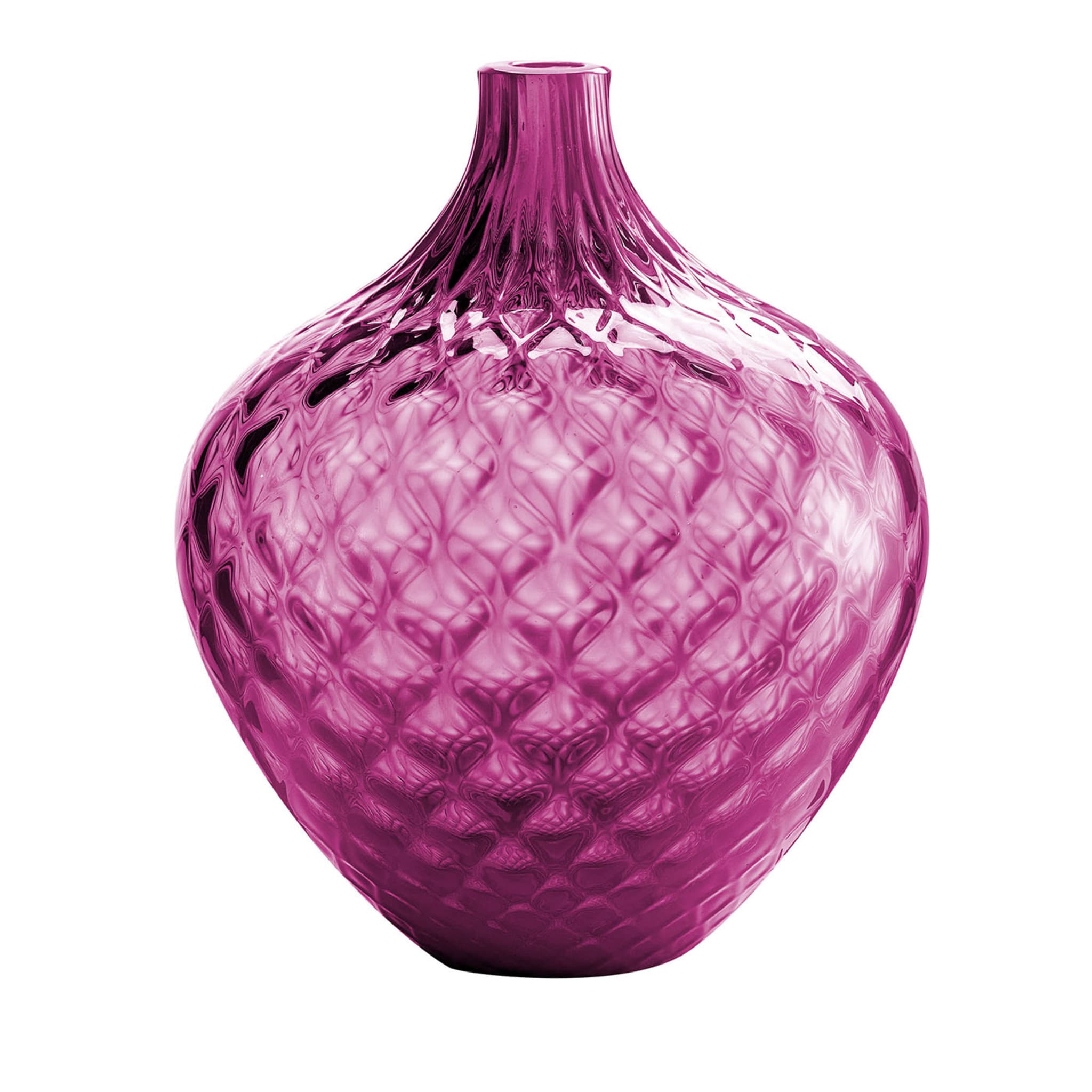 Samarcanda Medium Balloton Rubinrot Dekorative Vase - Hauptansicht