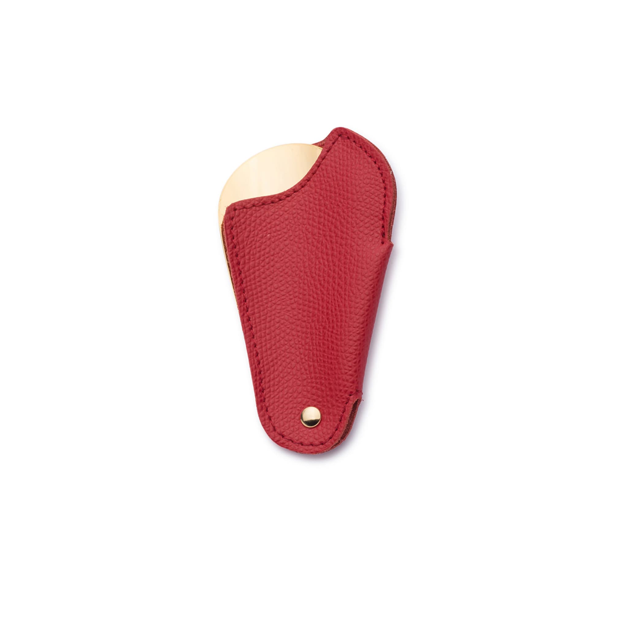 Red & Gold Hammered Leather Travel Shoe Horn - Alternative view 1