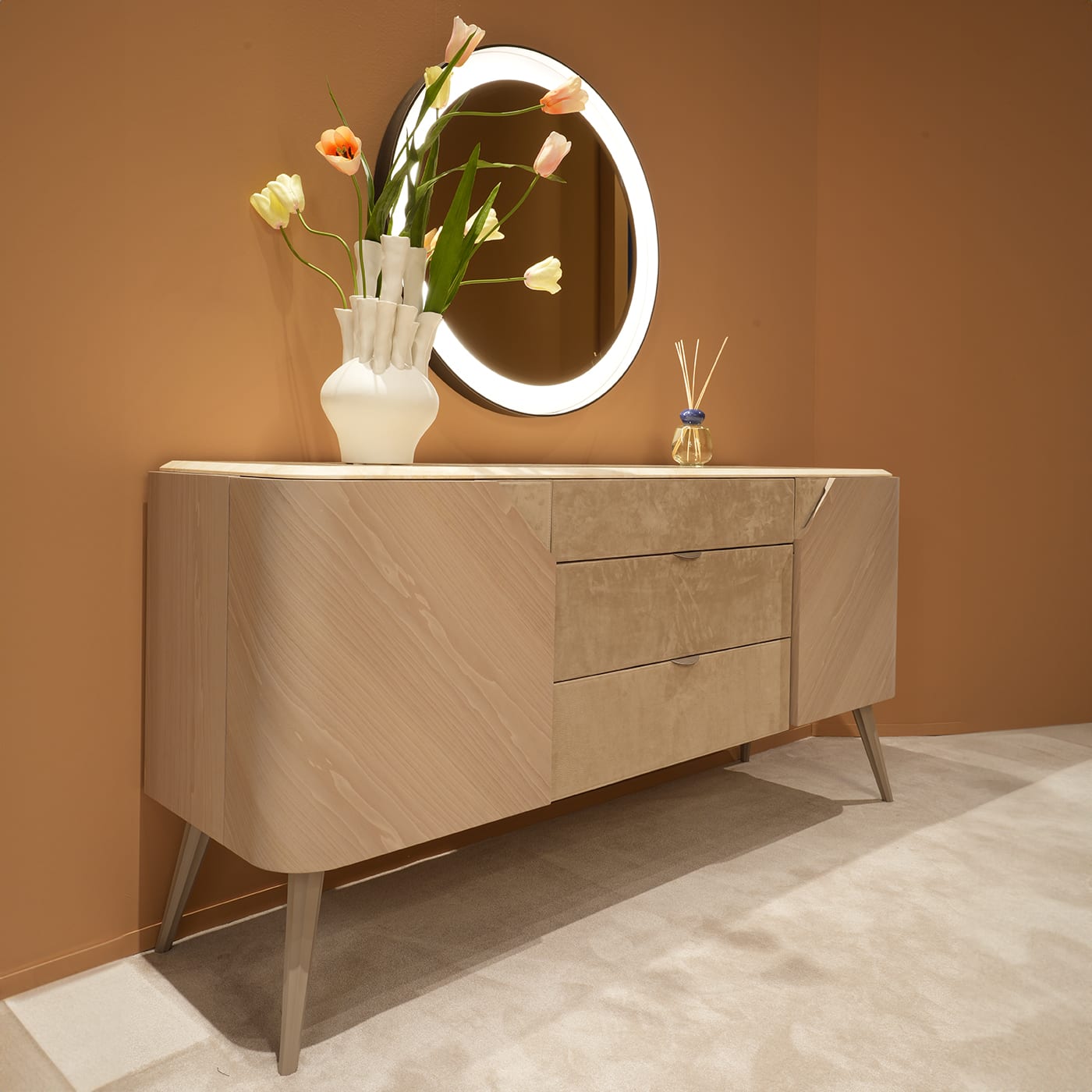 Beige credenza deals