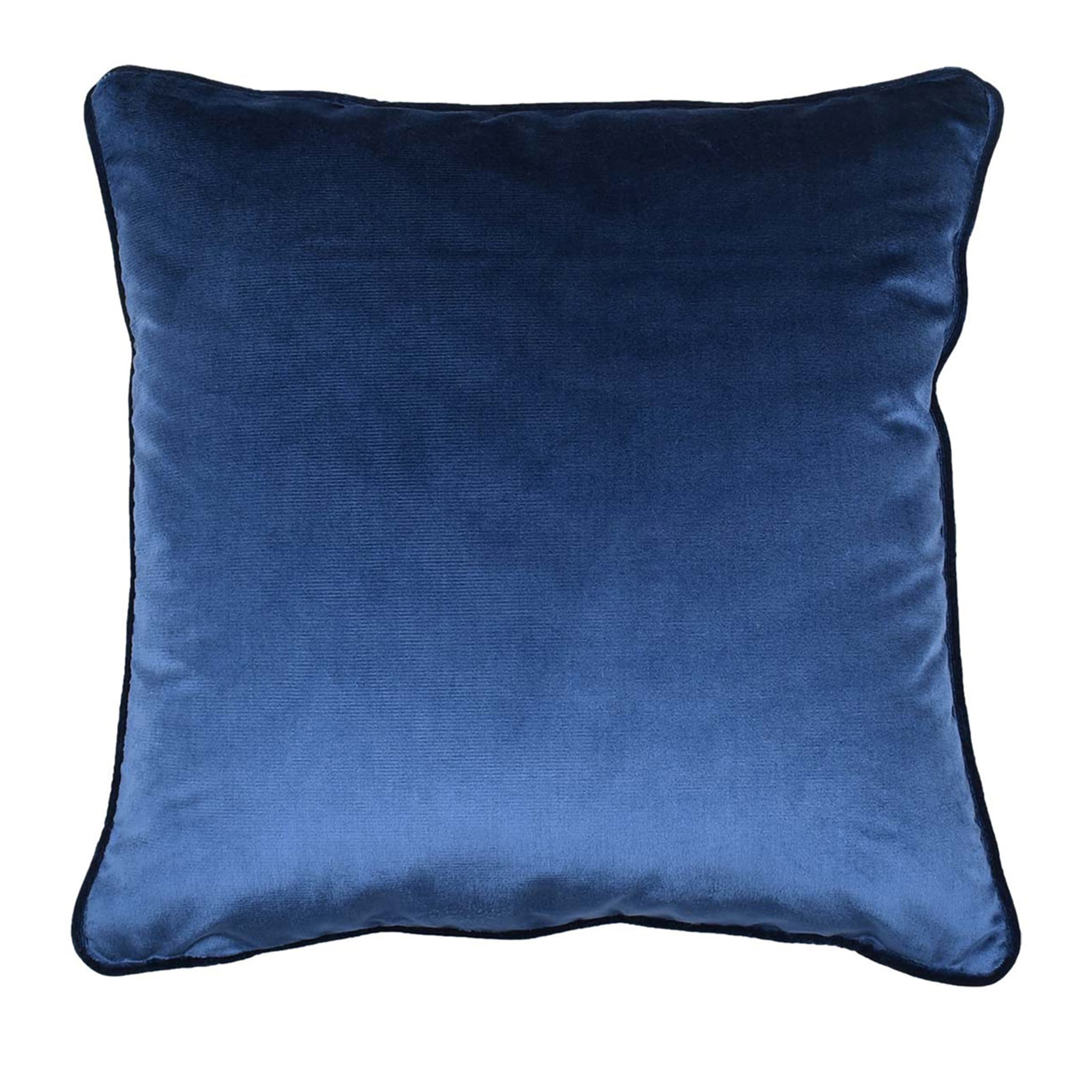 Bluette Silk Velvet Carrè Cushion - Main view