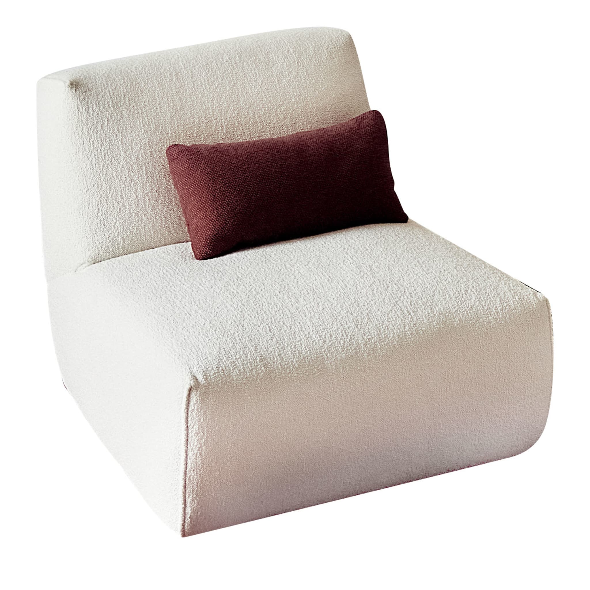 Sydney Off-White Armchair by Ludovica + Roberto Palomba - Main view