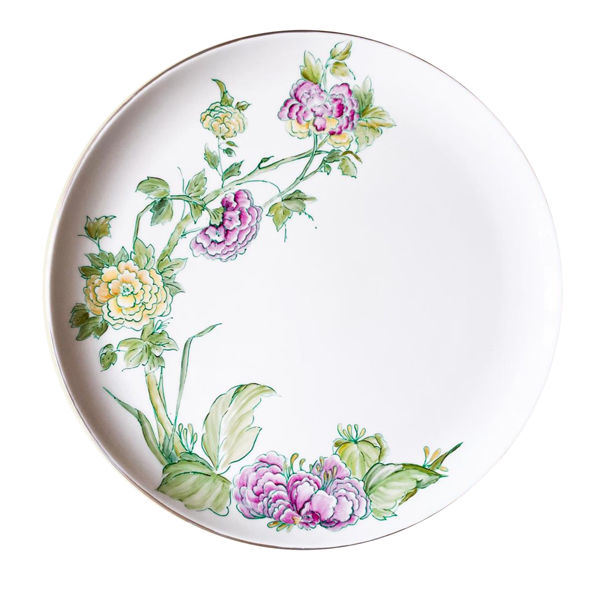Orientis Floral Polychrome Dinner Plate - Main view