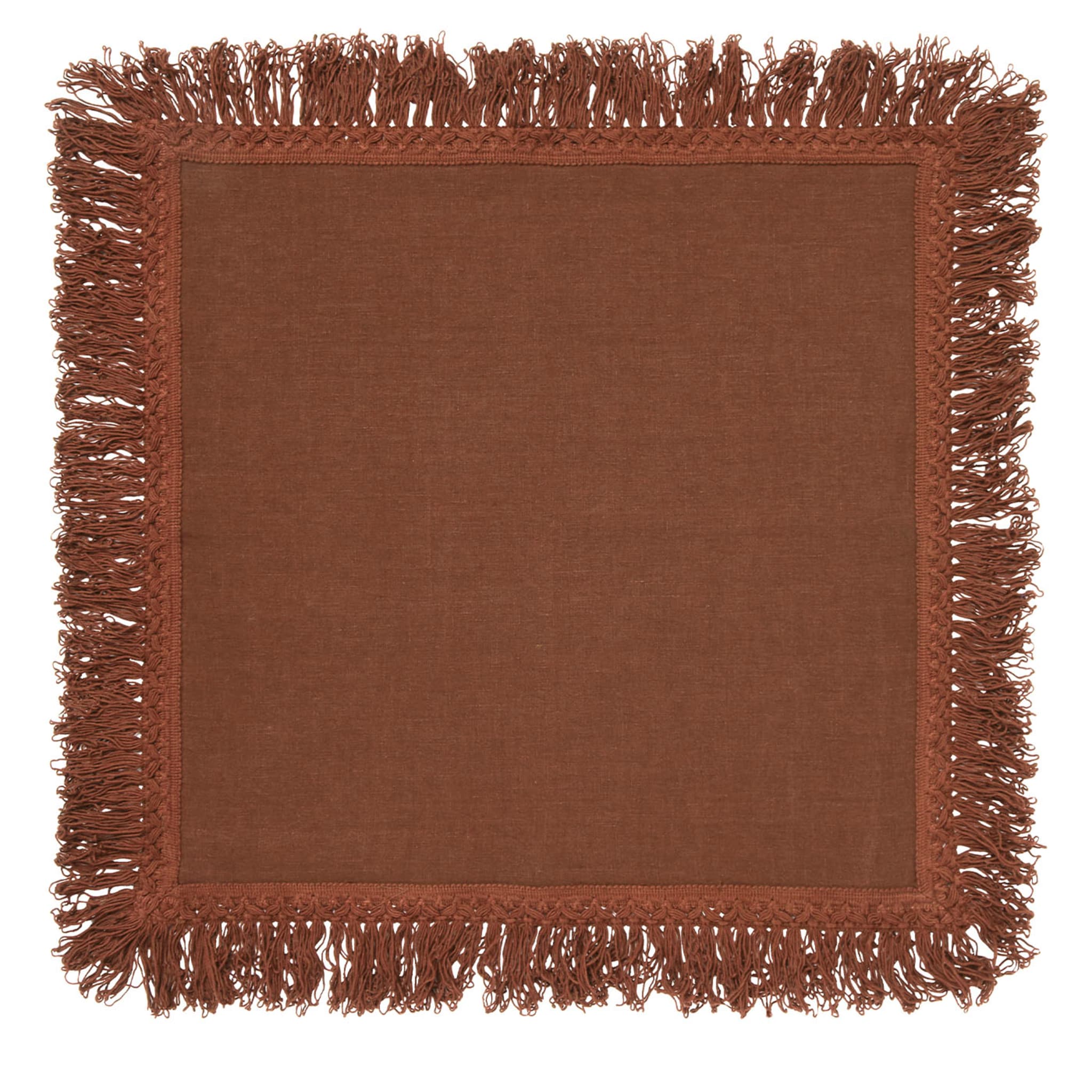 Set of 4 Sequoia Napkins with Long Fringes - Alternative view 1