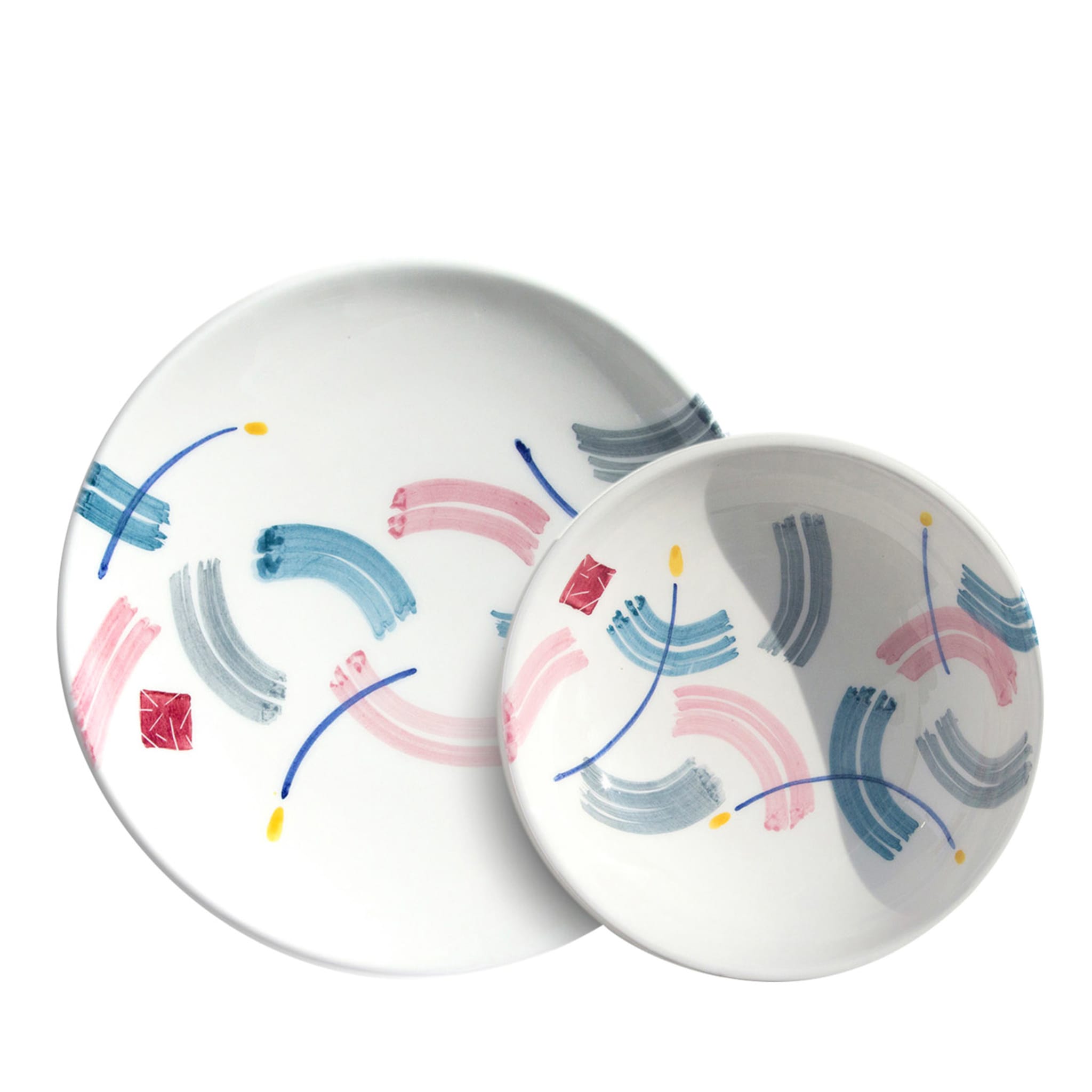 Cuboro Set Of 2 Dinner & Soup Plates  - Main view
