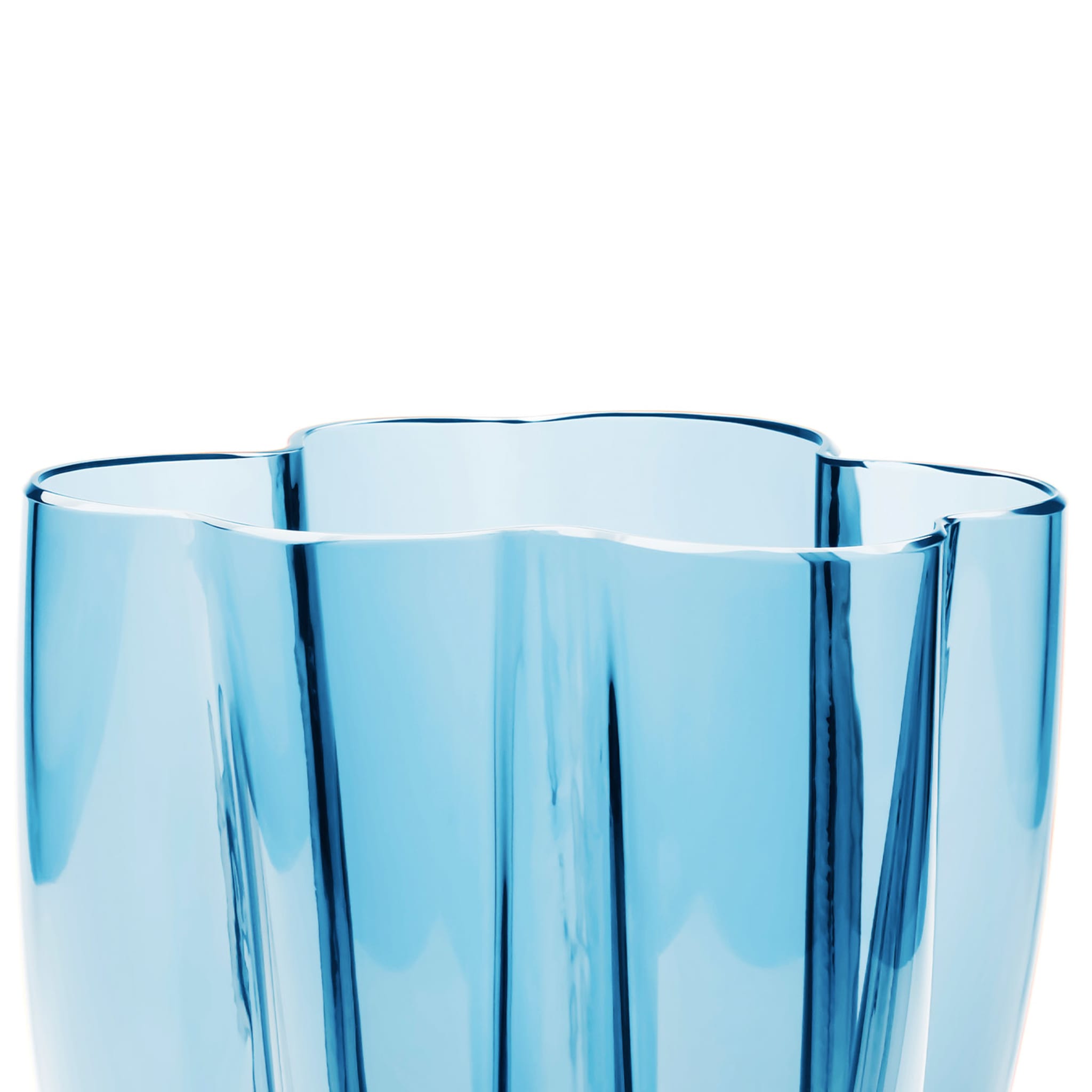 Petalo Deep Blue Small Vase - Alternative view 3