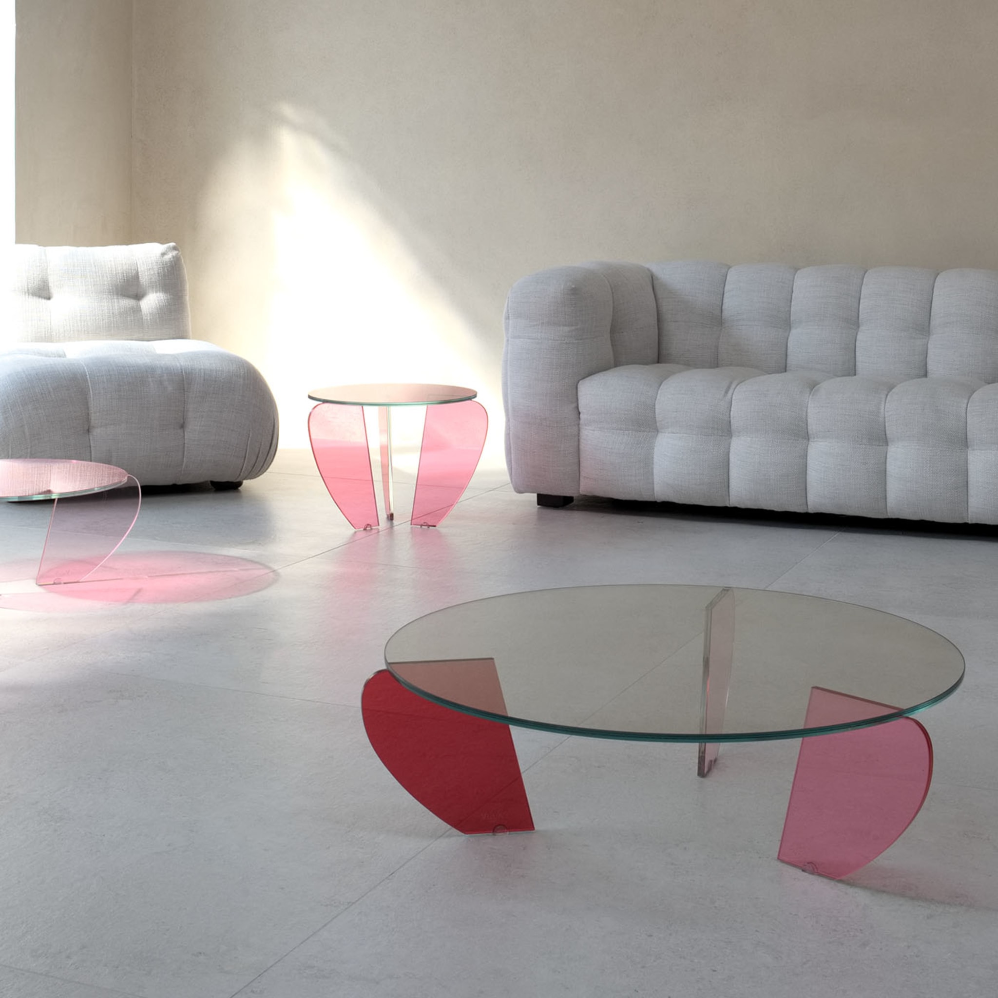 Tavolino colorato di grandi dimensioni Teo di Andrea Petterini - Vista alternativa 3