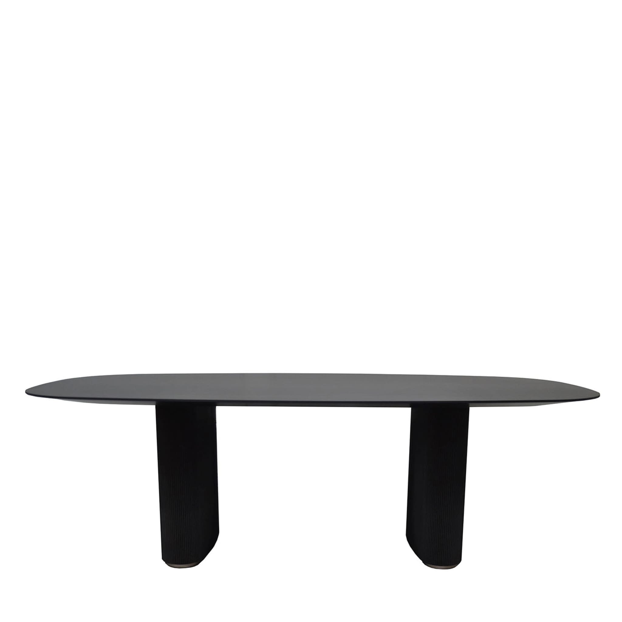 Italian Contemporary Oval Curved Dining Table  - Main view