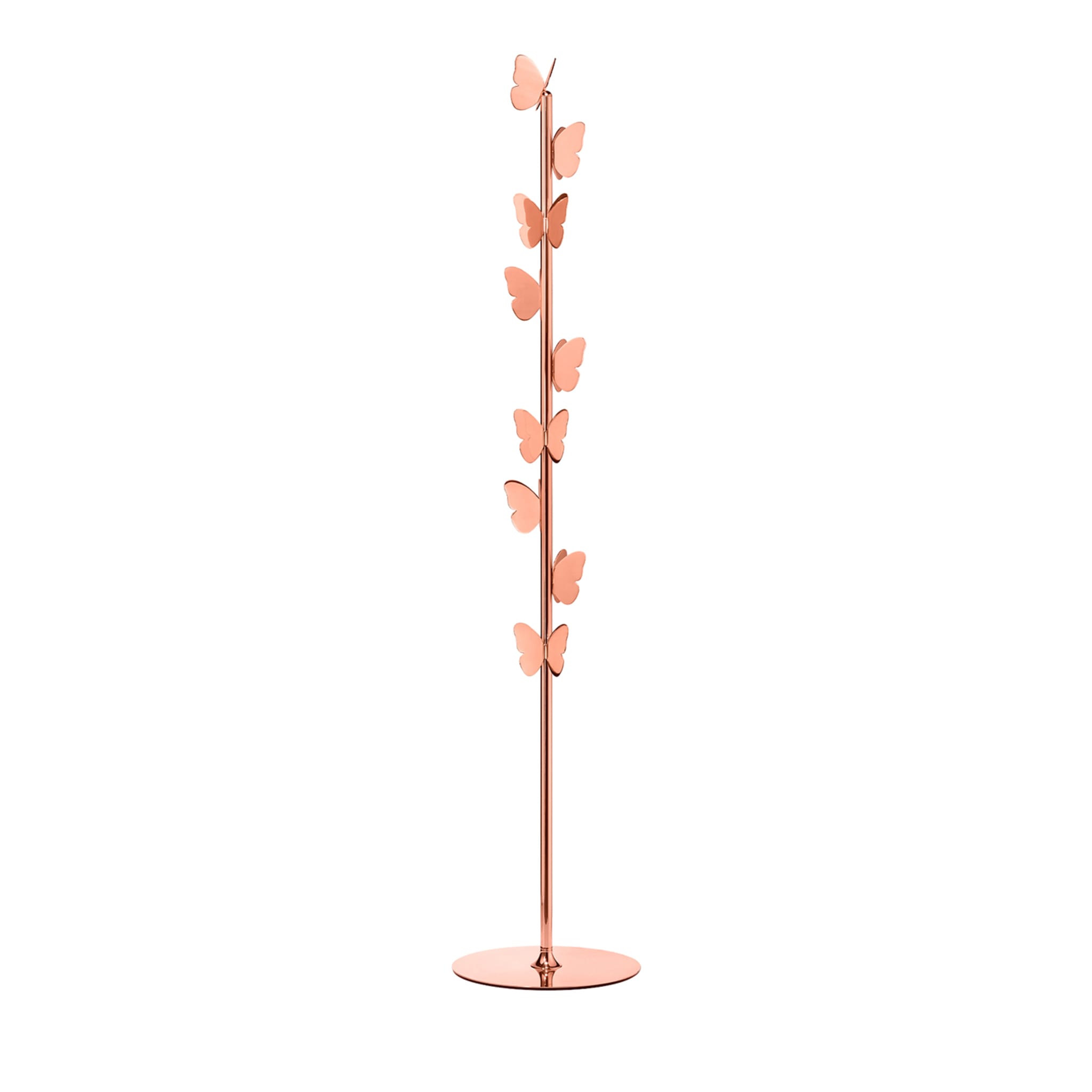 Butterly Pink Brass Coatrack - Main view