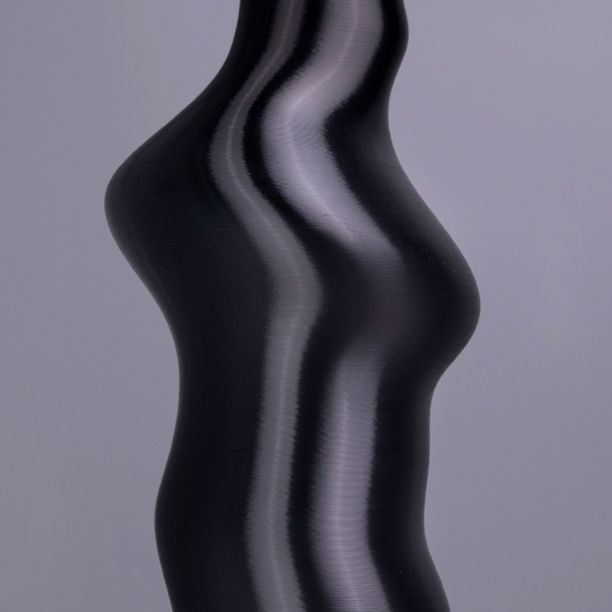 Vase-sculpture Altair noir  - Vue alternative 2