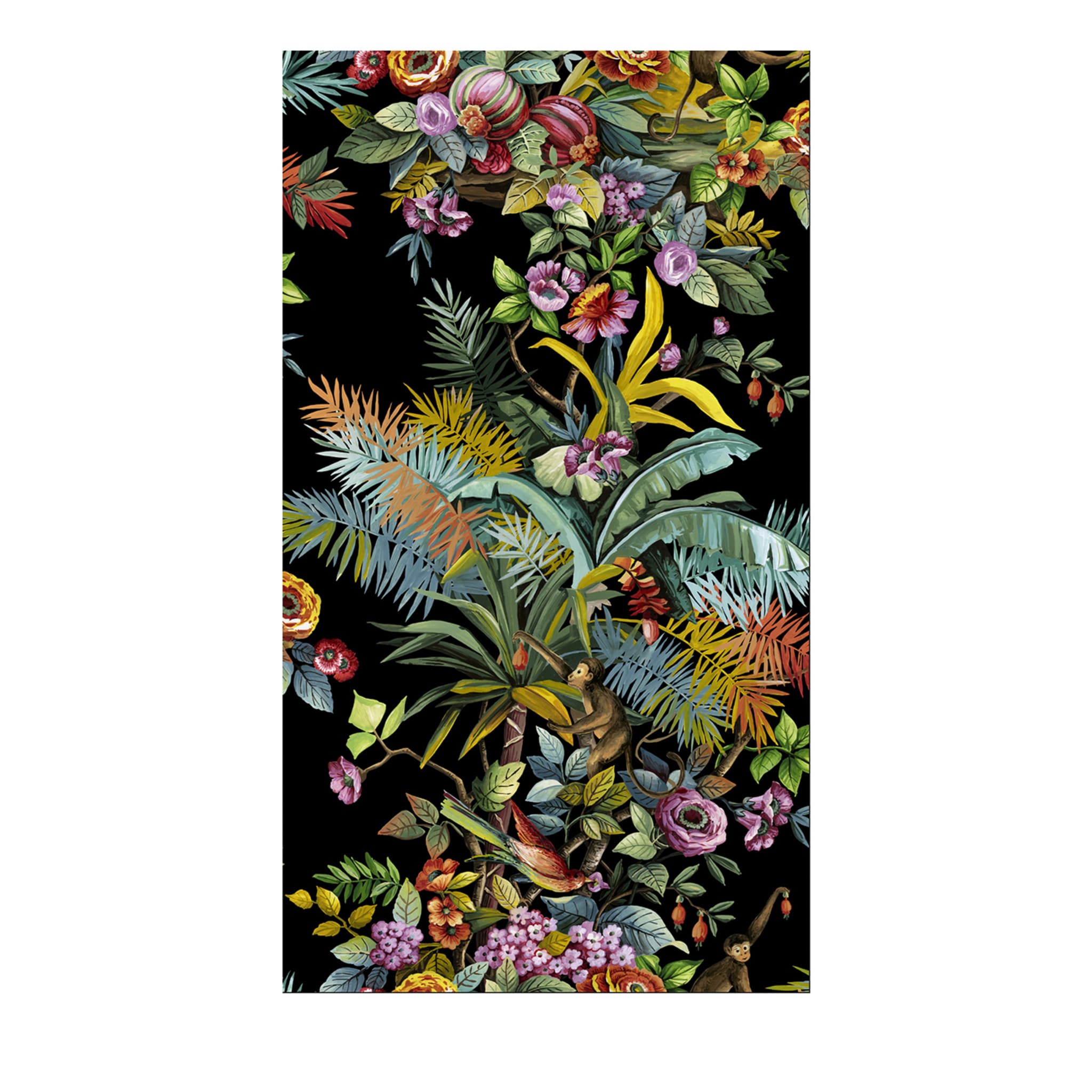 Jungle Exotic Black Wallpaper - Main view