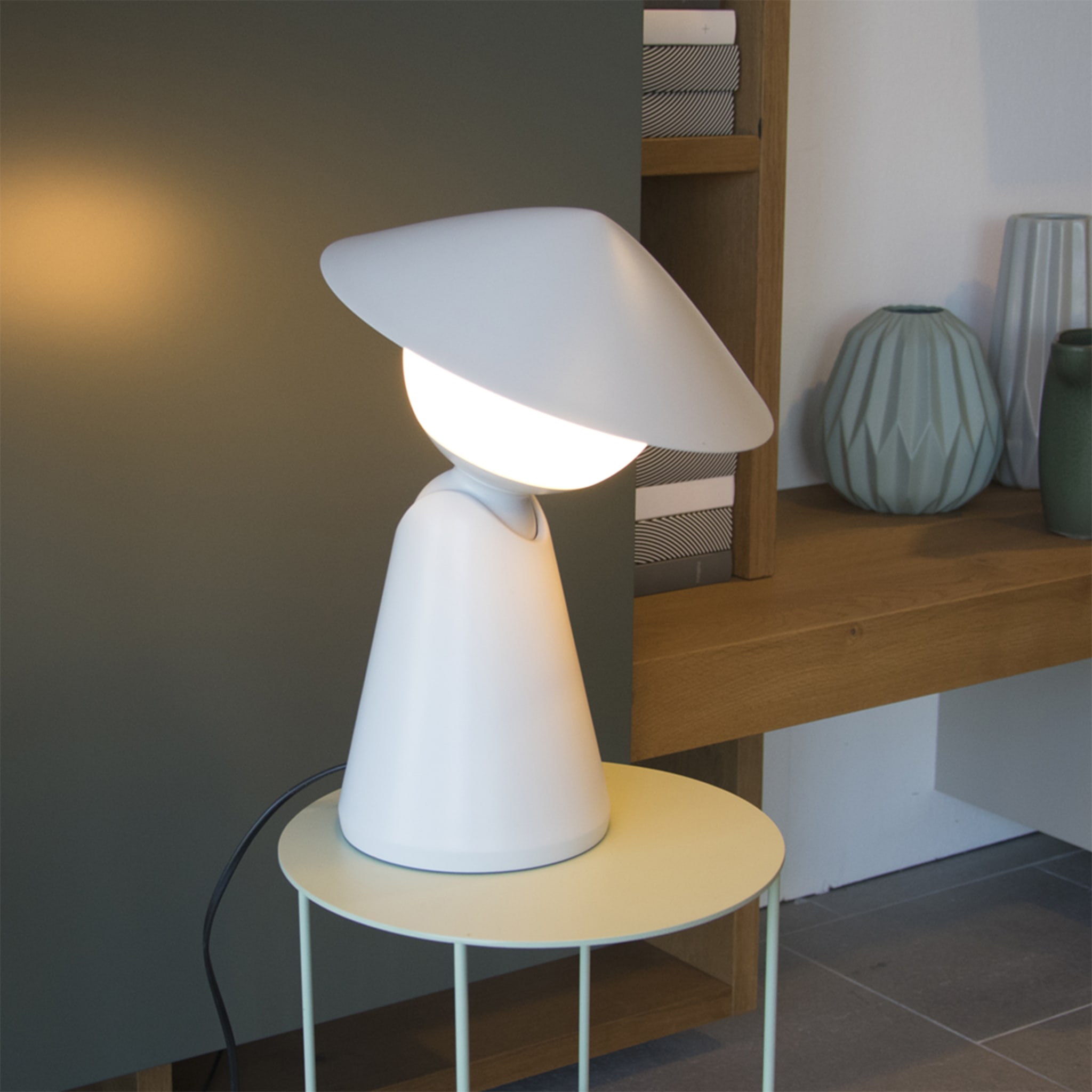 Lampe à poser grise Puddy par Albore Design - Vue alternative 4