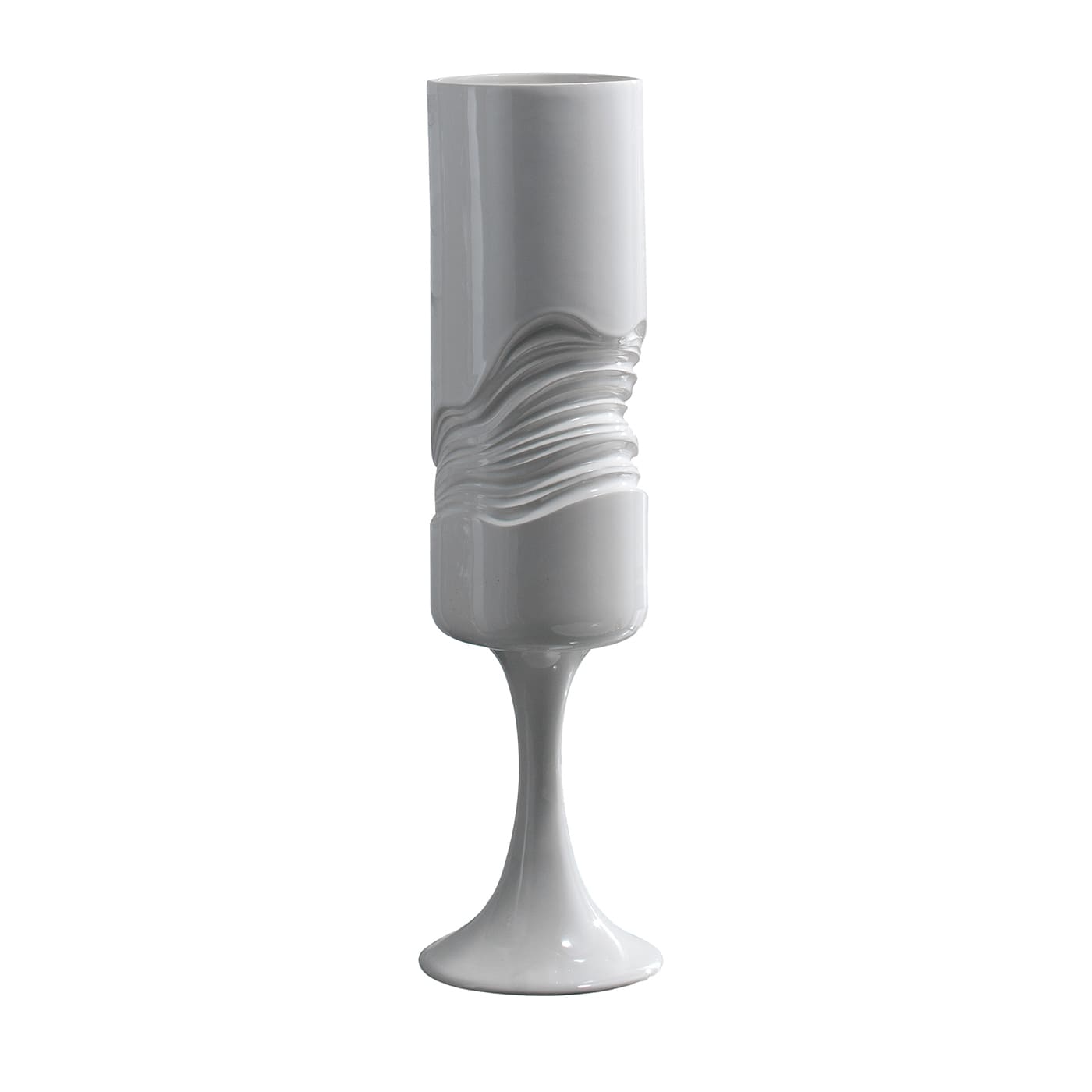 Materia Small White Vase - Lorenzon