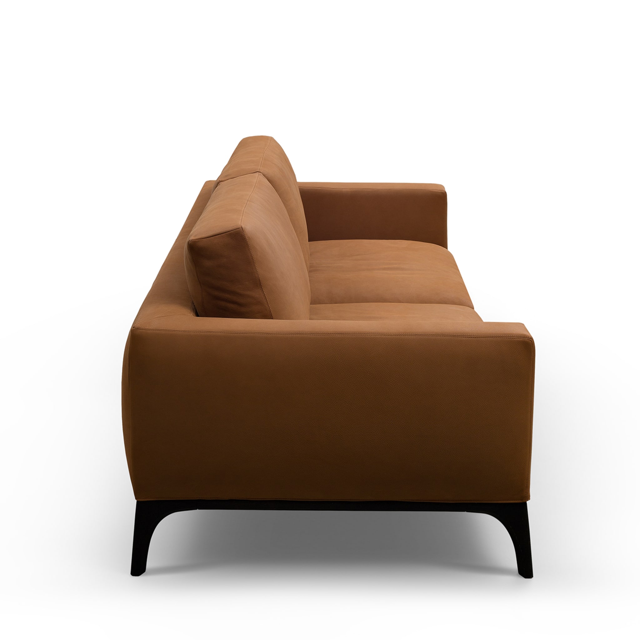 Milano Cookie-Brown Leather Sofa by Giuseppe Manzoni - Alternative view 3