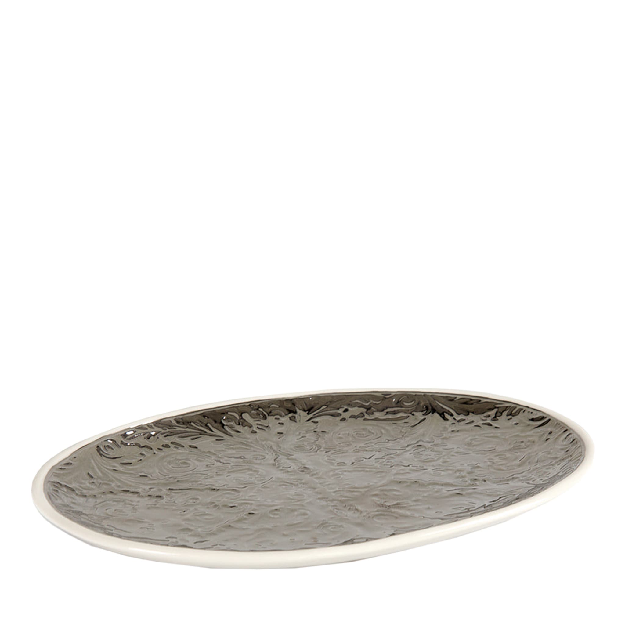 AMOUR OVAL PLATE - BLACK - Main view