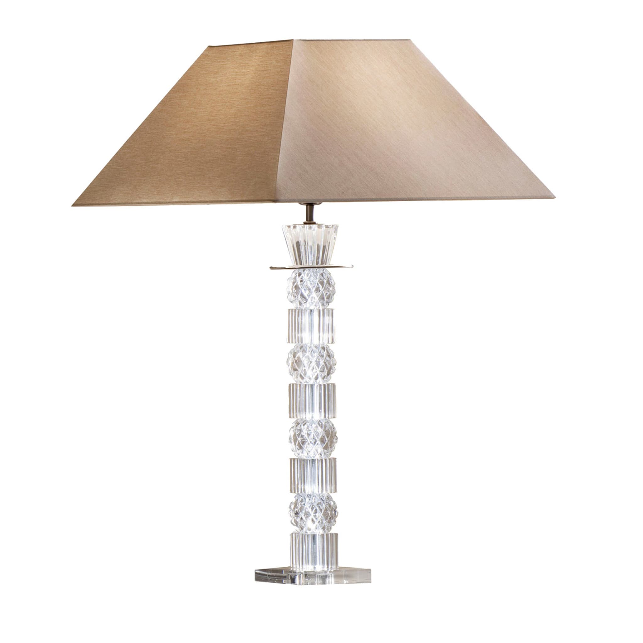 Lifetime Medium Transparent Murano Table Lamp - Main view