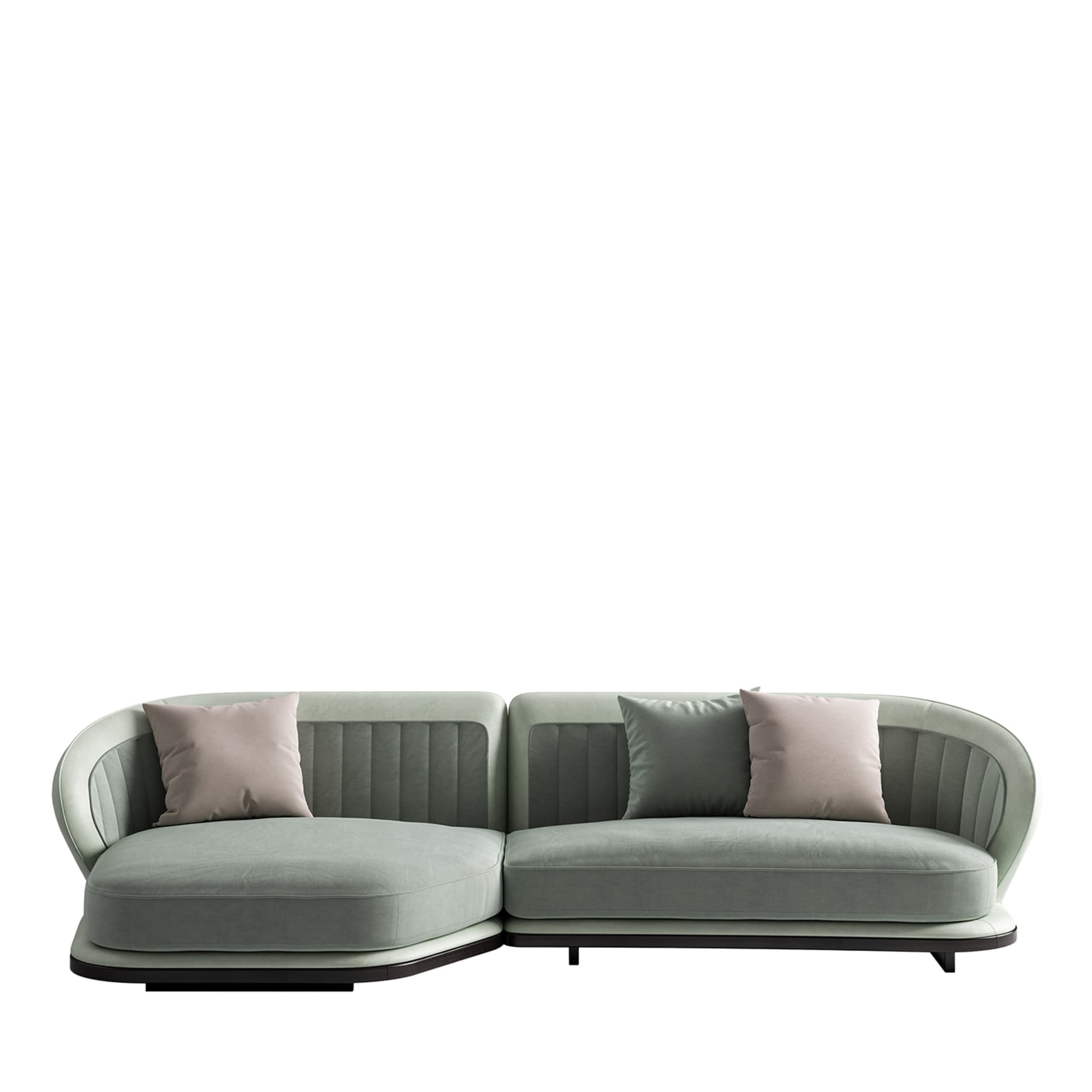 Light Green Modular Sofa - Main view