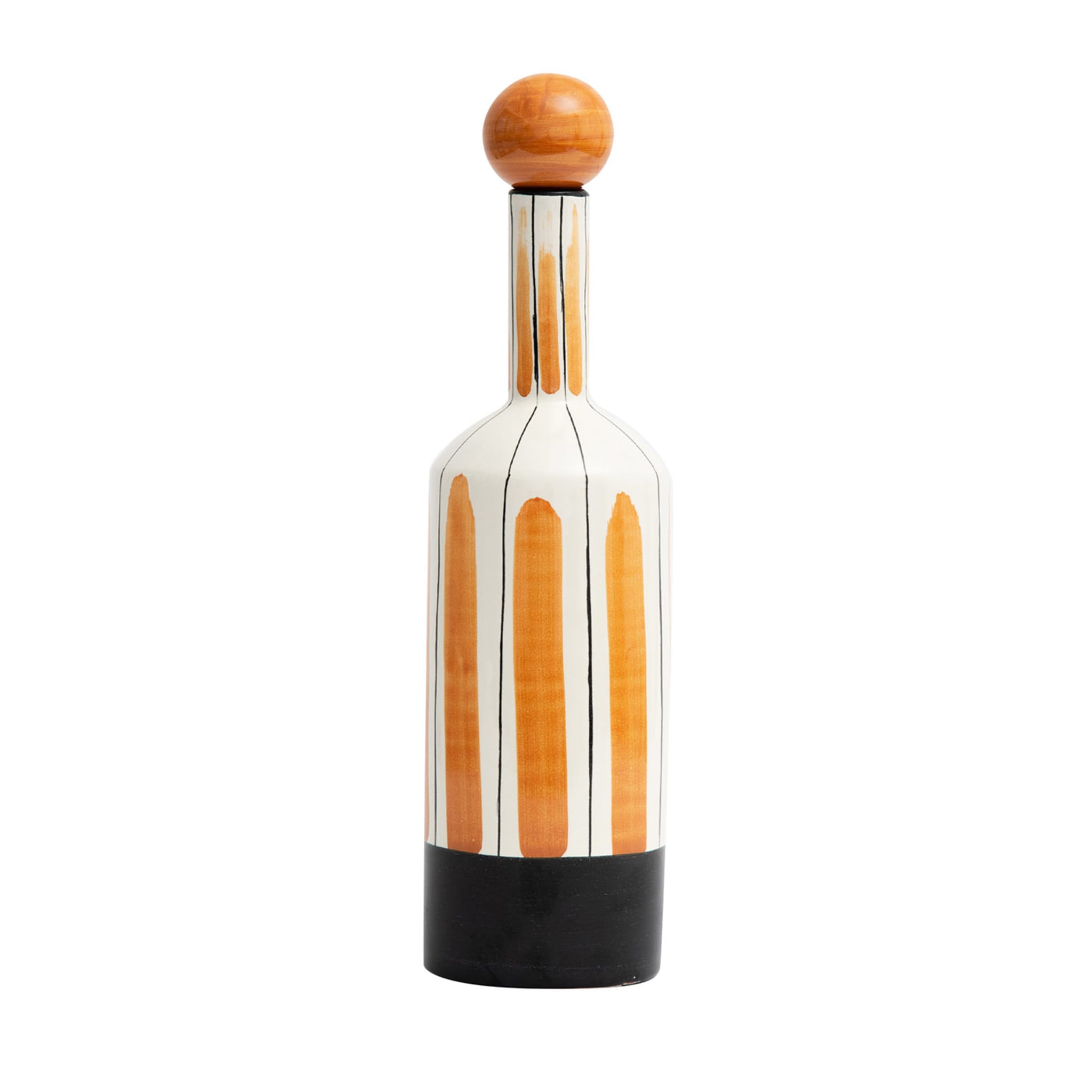 Talia Decorative Mustard Bottle with Lid - Main view