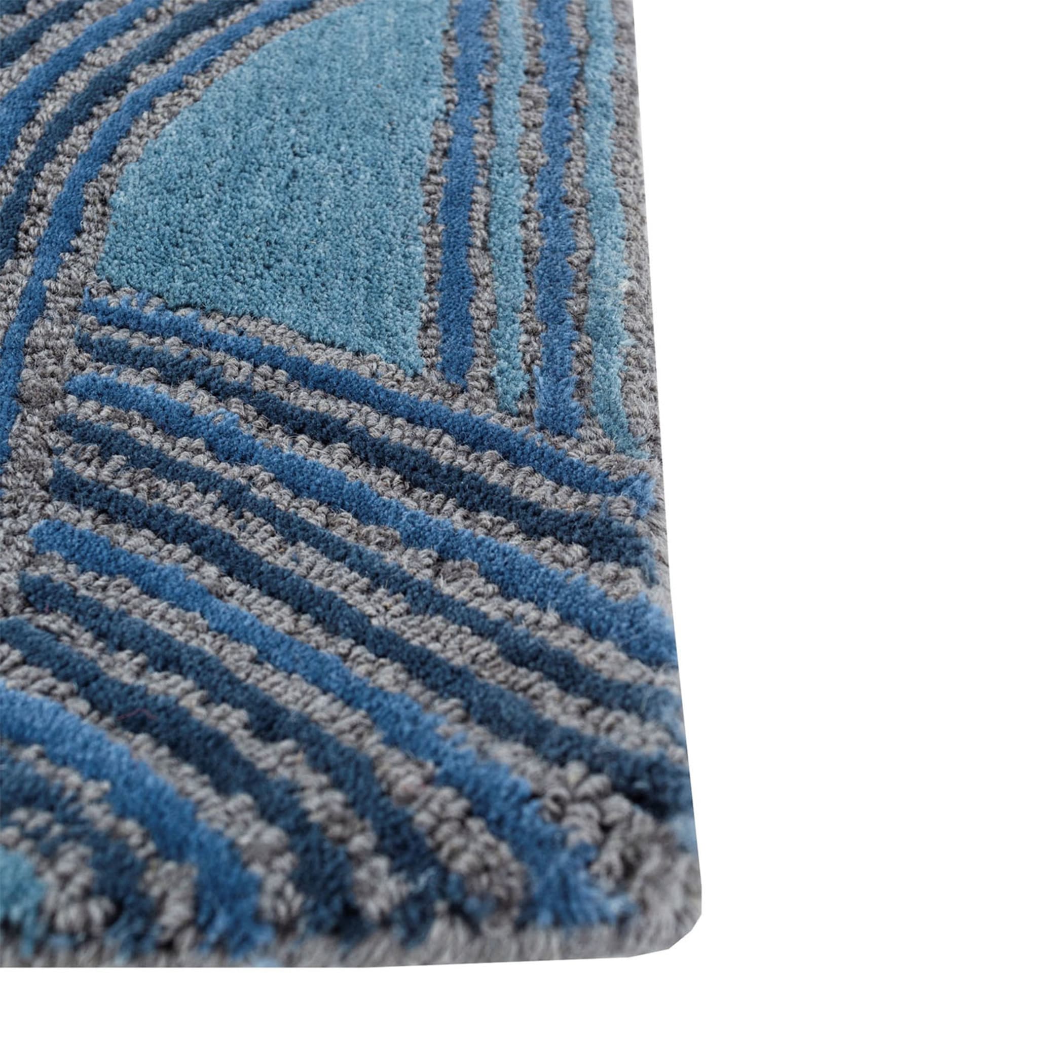 Pathways Ocean Blue Blau Mirage Handgetufteter Teppich - Alternative Ansicht 1
