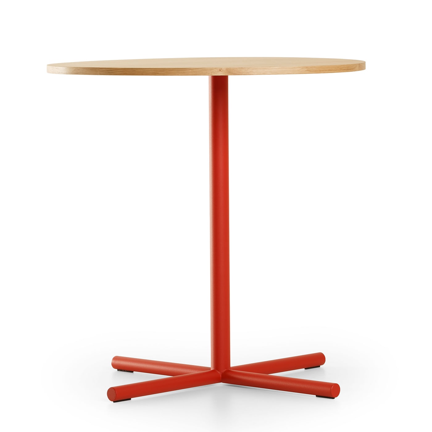 Notable Red Accent Table  - True
